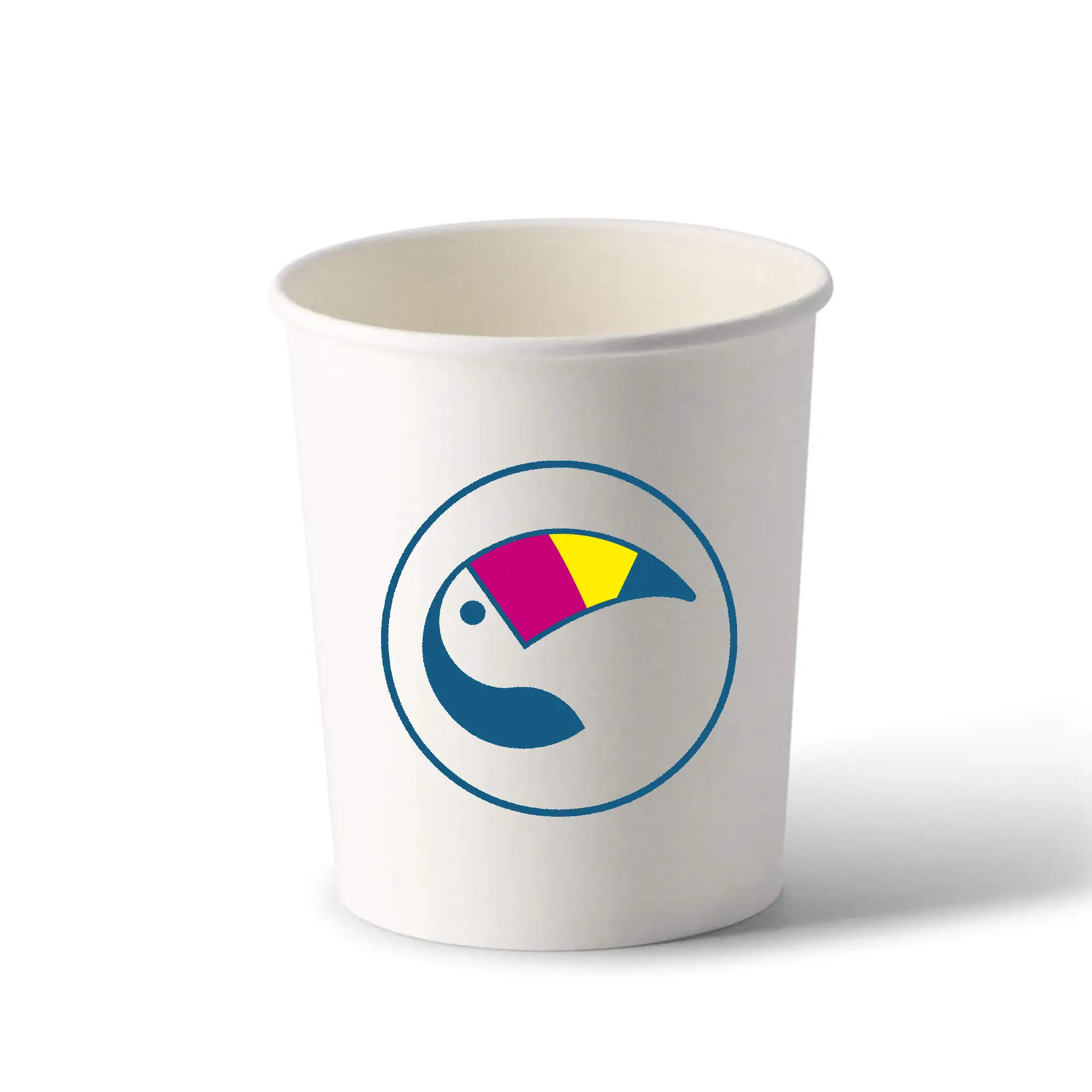 Suppenbecher to go bedruckt, 600 ml, Ø 115 mm, weiß, PLA-beschichtet