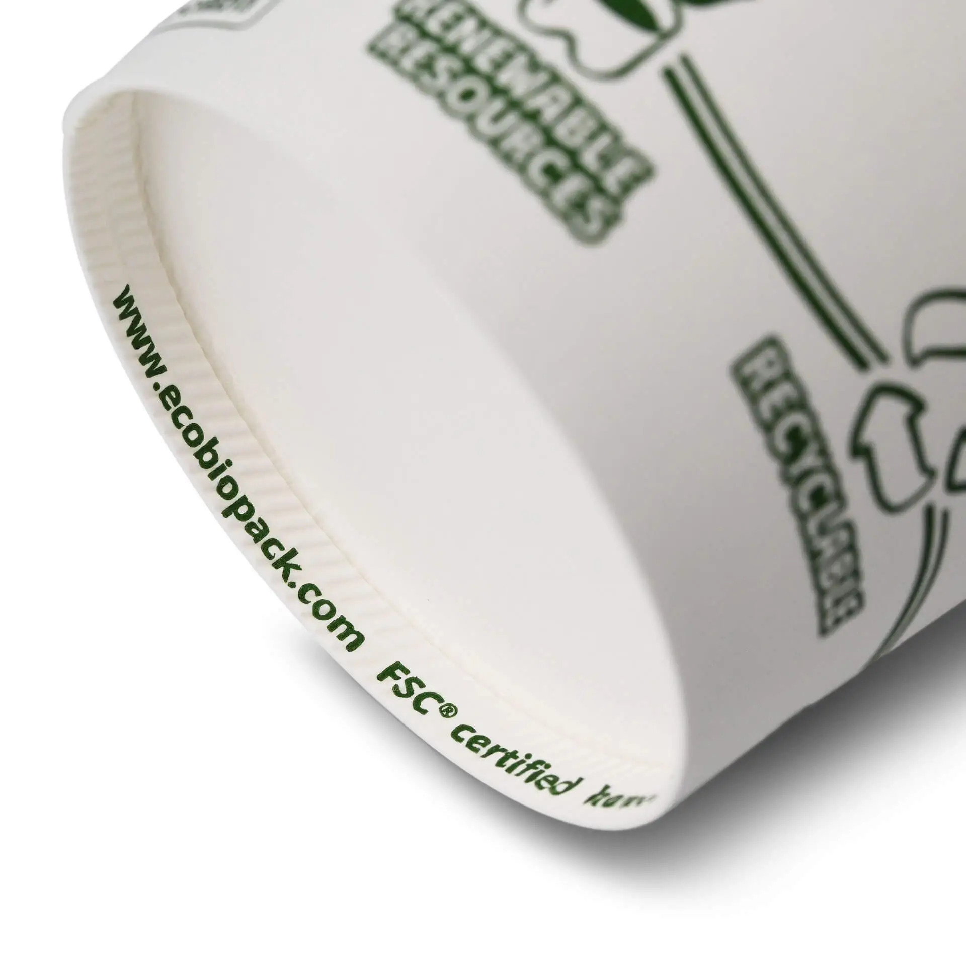 Pappbecher 300 ml / 12  oz, Ø 90 mm, "EcoUp©"- Icons