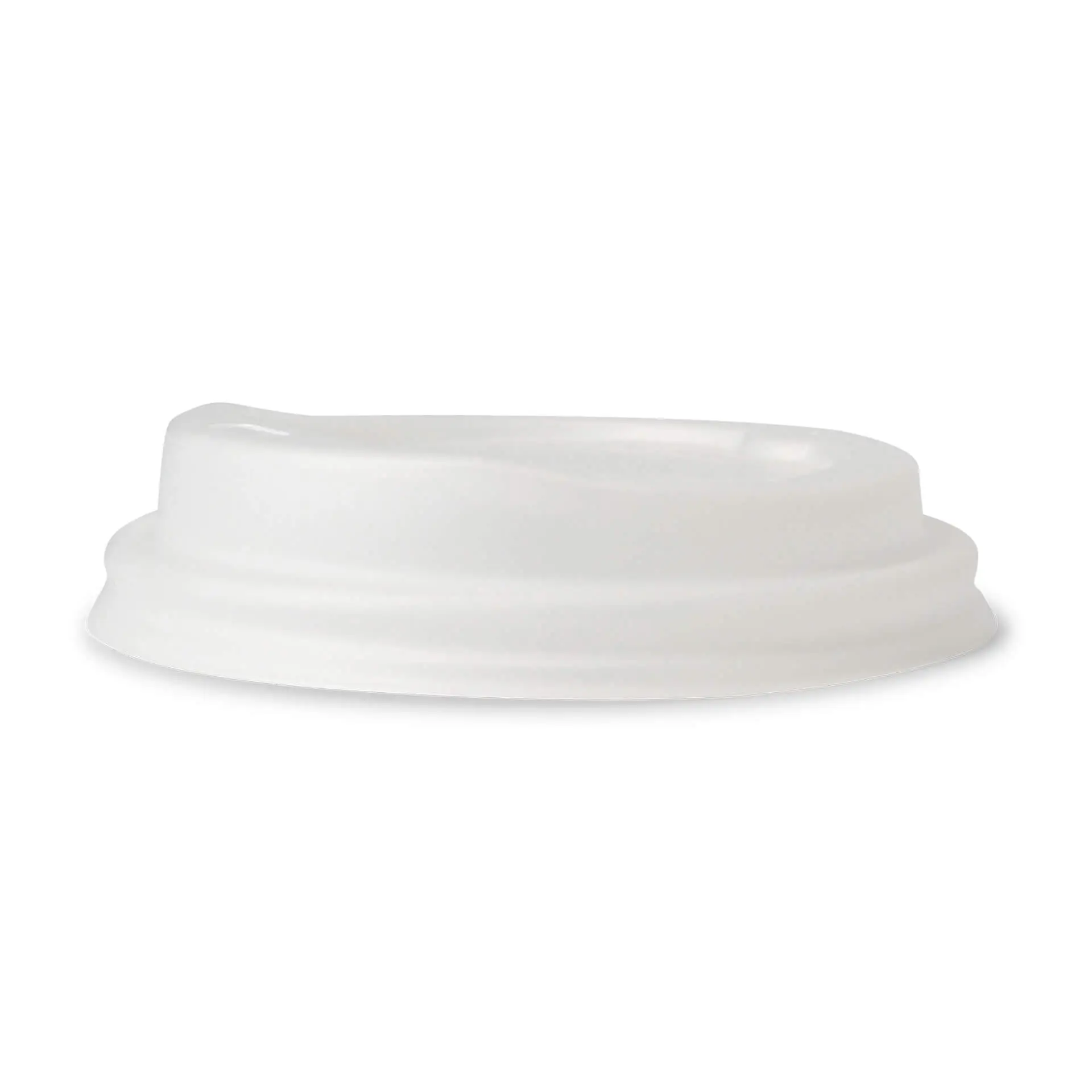 CPLA-Deckel Ø 80 mm, weiß, Trinköffnung