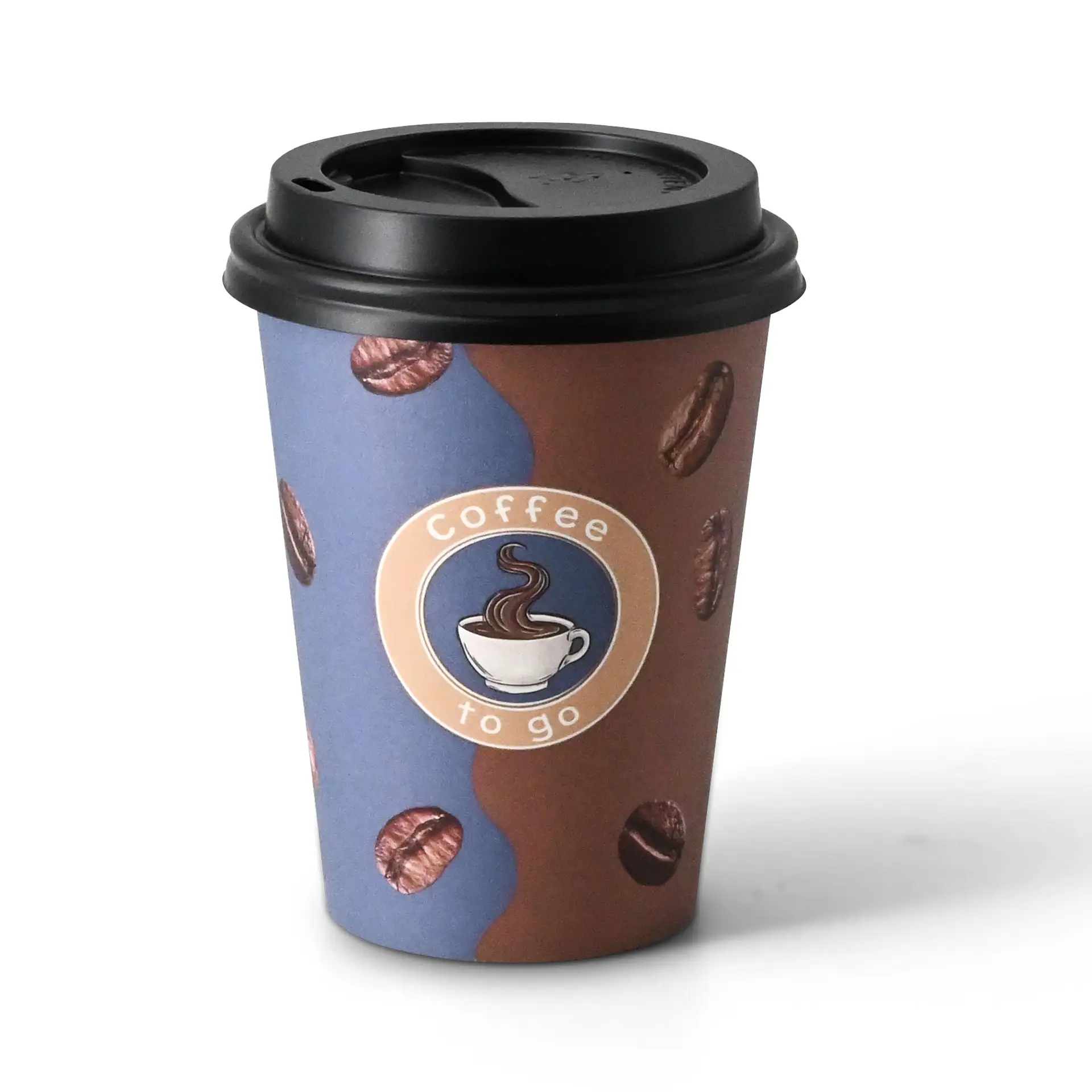Pappbecher bedruckt "Kaffee  300 ml / 12 oz, Ø 90 mm