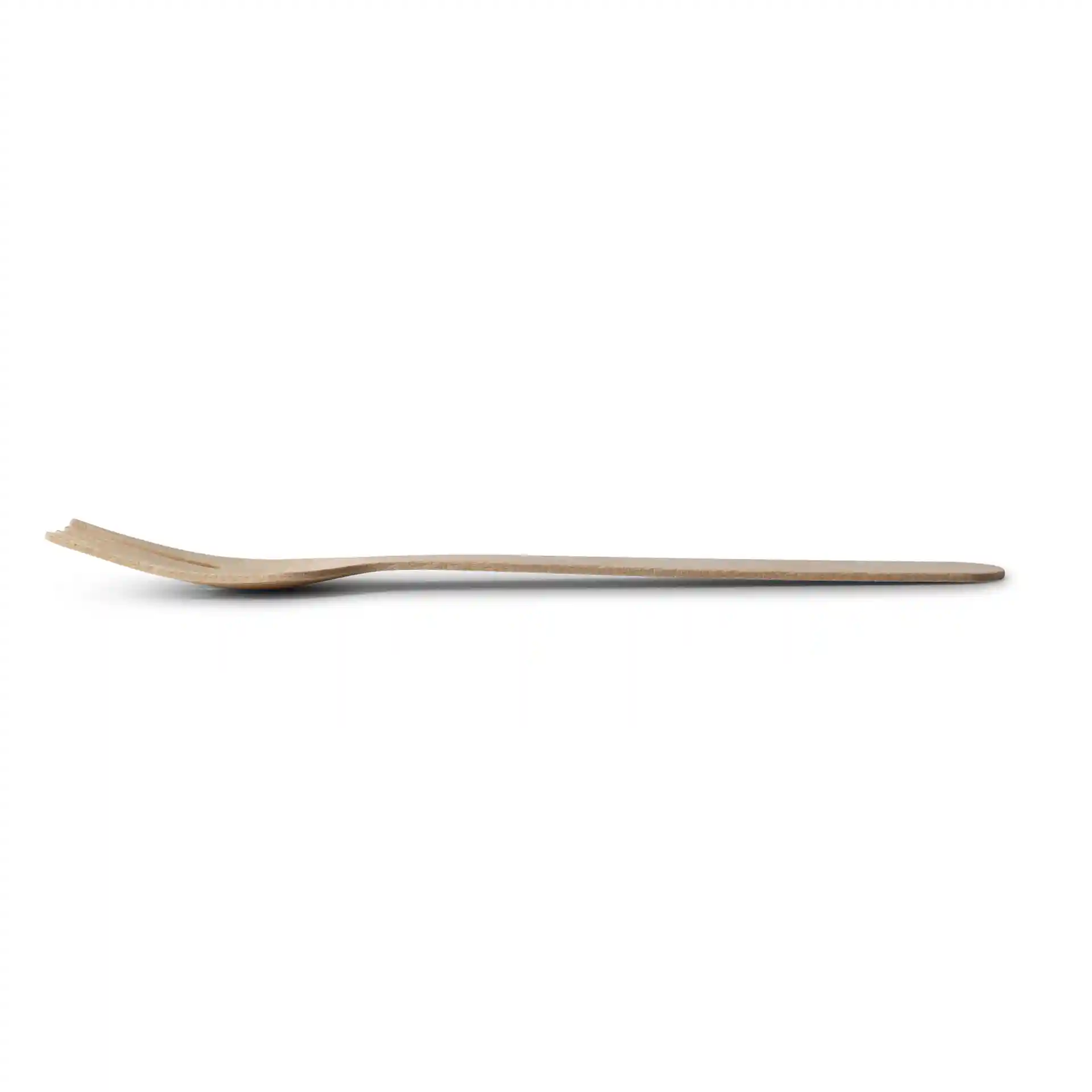Holzgabel mit Bio-Beschichtung, 16 cm lang und 2,7 cm breit.