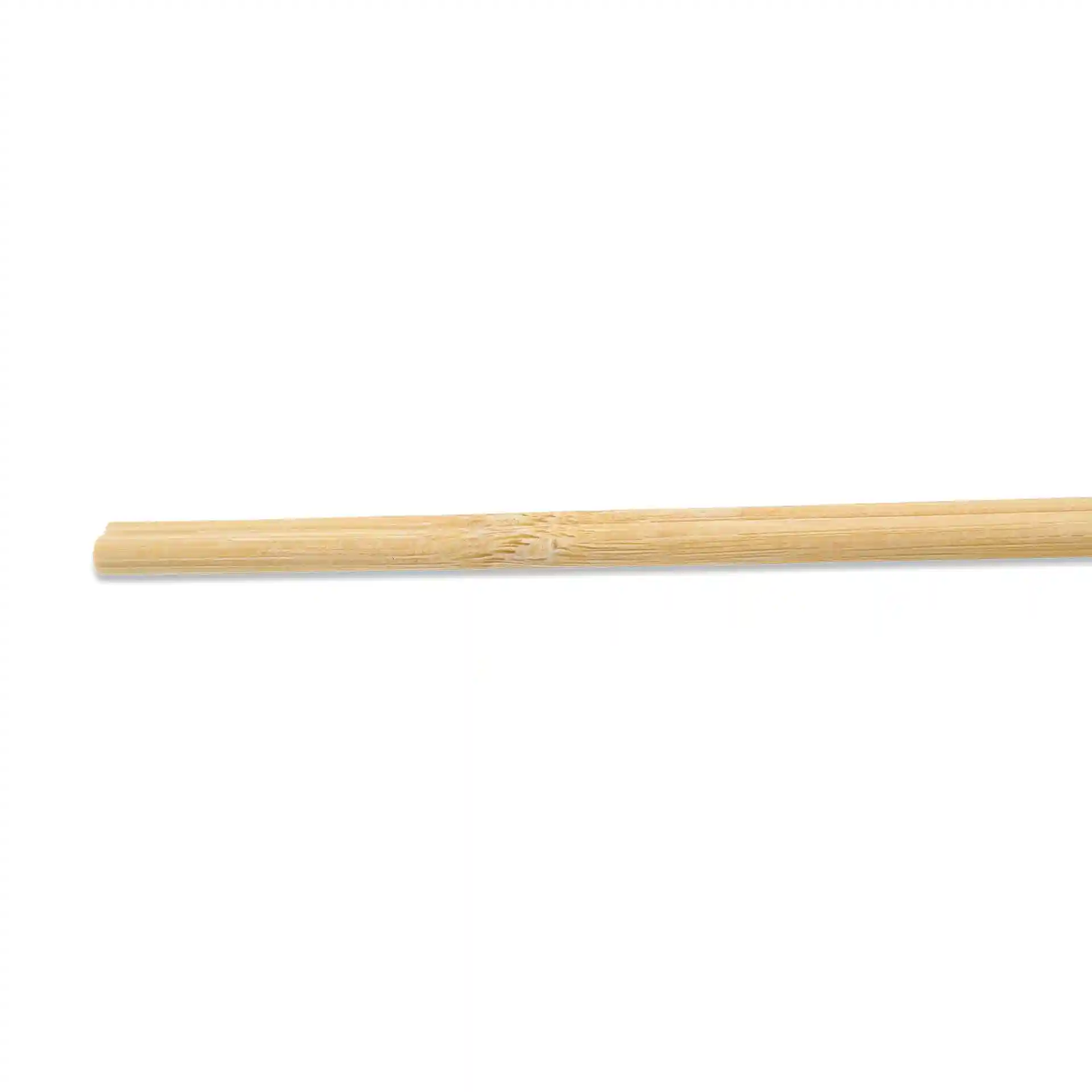 Bamboo chopstick measuring 20 cm, shown on a plain white background.