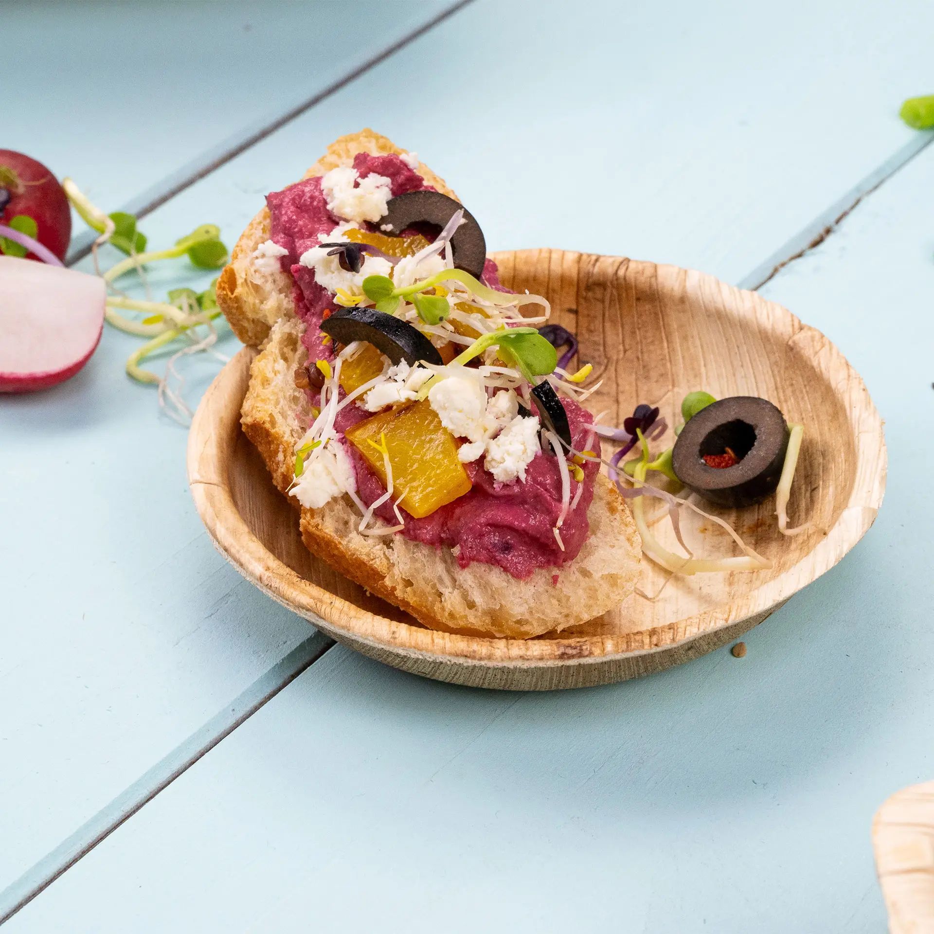 Palm leaf bowls  "Palmware®" 80 ml, round dtw054941-palmblatt-schaelchen-palmware-80-ml-rund-4