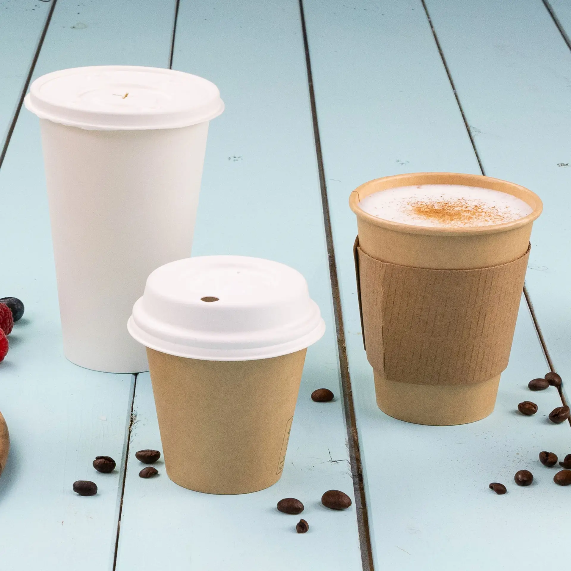 Pappbecher 150 ml / 6 oz, Ø 80 mm, braun dhd04511-pappbecher-150-ml-6-oz-80-mm-braun-7