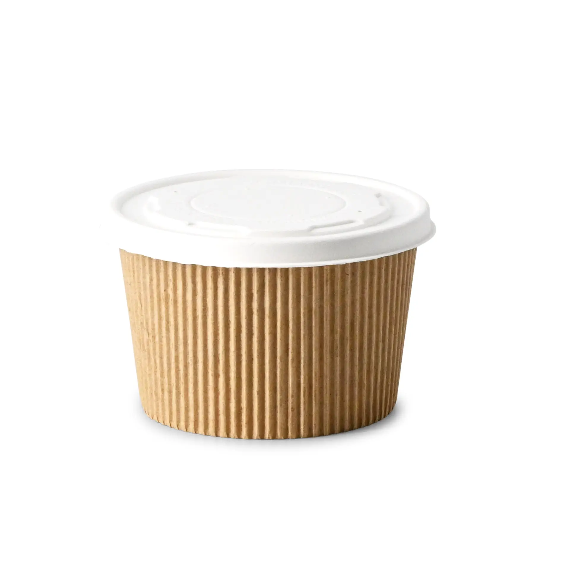 Flat cardboard lids Ø 115 mm, white, closed dhd04501-flachdeckel-aus-pappe-115-mm-weiss-geschlossen-3