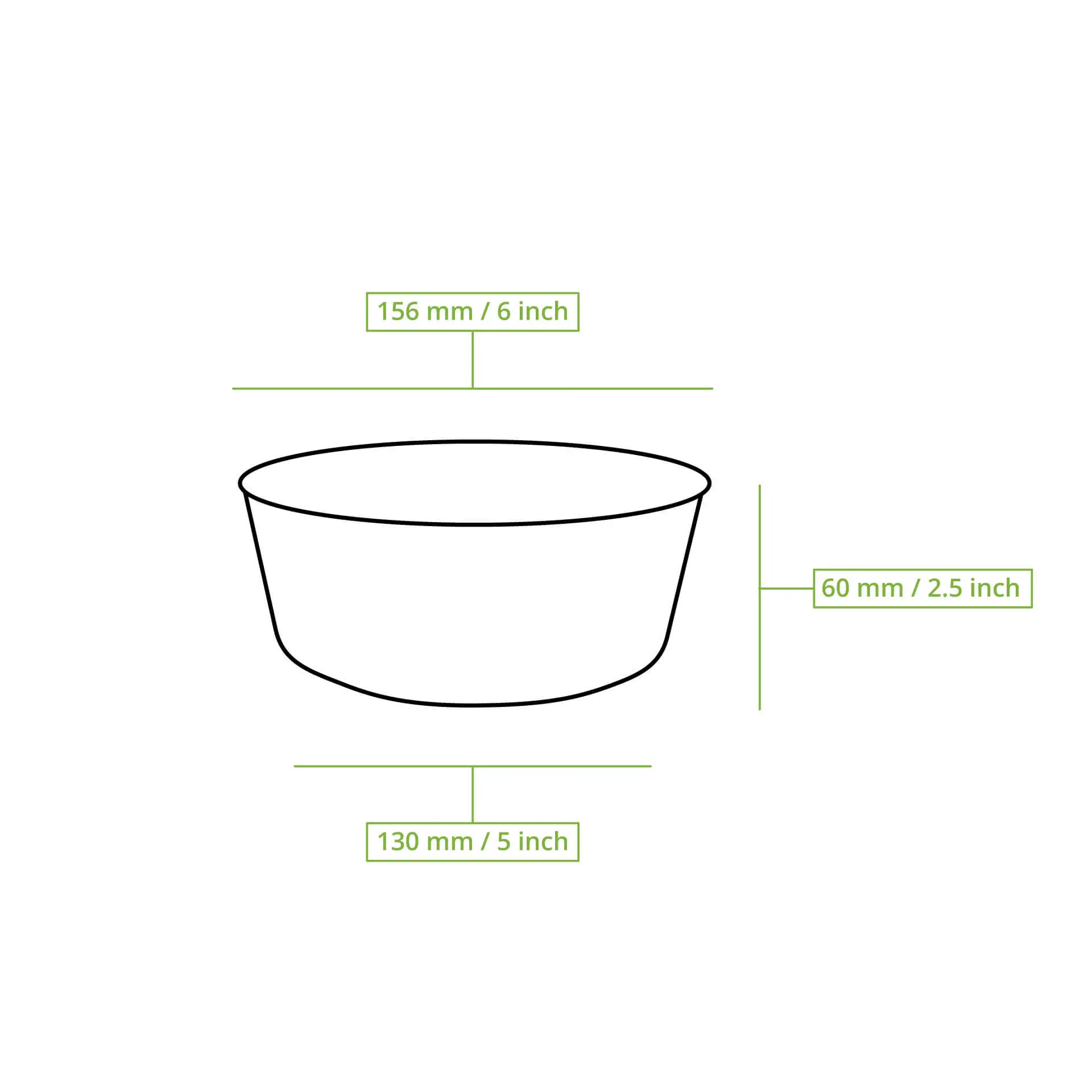 Mehrweg-Schalen "merways Bowl" 650 ml, Ø 150 mm, Pfeffer / grau Mehrweg-Schalen "merways Bowl" 650 ml, Ø 150 mm, Pfeffer / grau