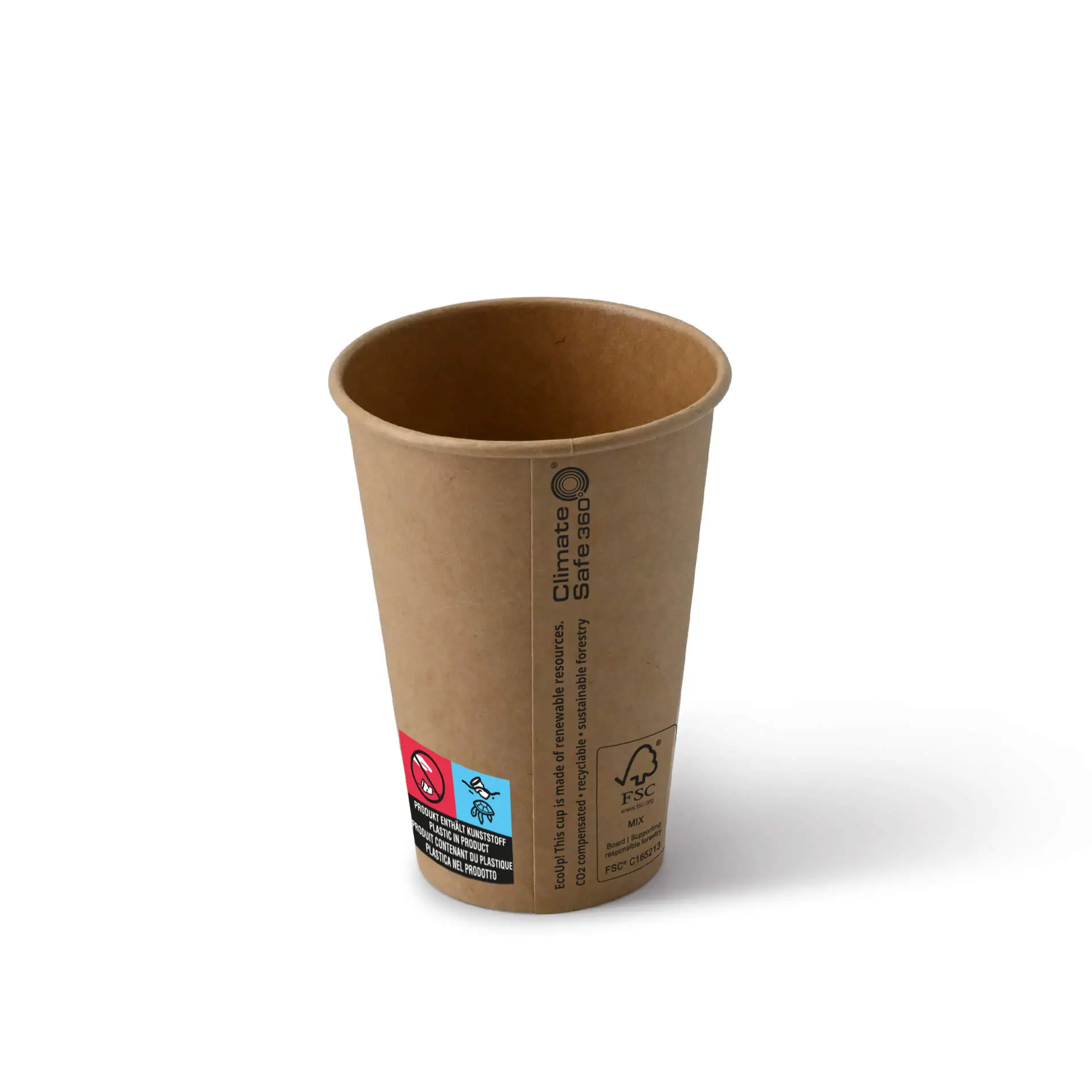 7,5 oz Vending machine Paper cups (coated), brown con10028-01-0-automaten-becher-beschichtet-180-ml-75-oz-braun-2