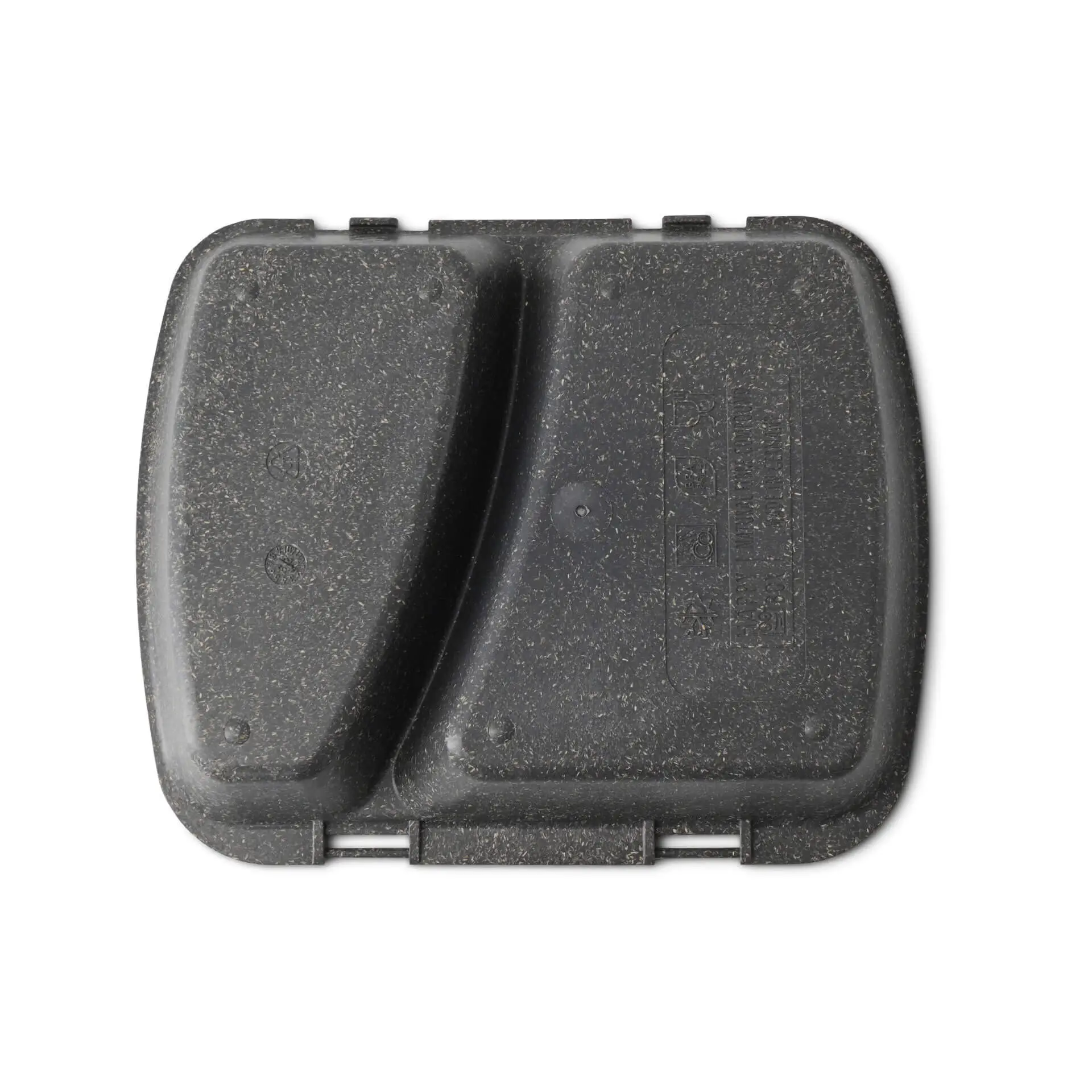 Mehrweg Menübehälter "merways Box" 24,5 x 20 x 4,5 cm, 2 Kammern, HP4/2, Pfeffer / grau dfc00852-mehrweg-menuebehaelter-merways-box-245-x-20-x-45-cm-2-kammern-hp42-pfeffer-grau-3