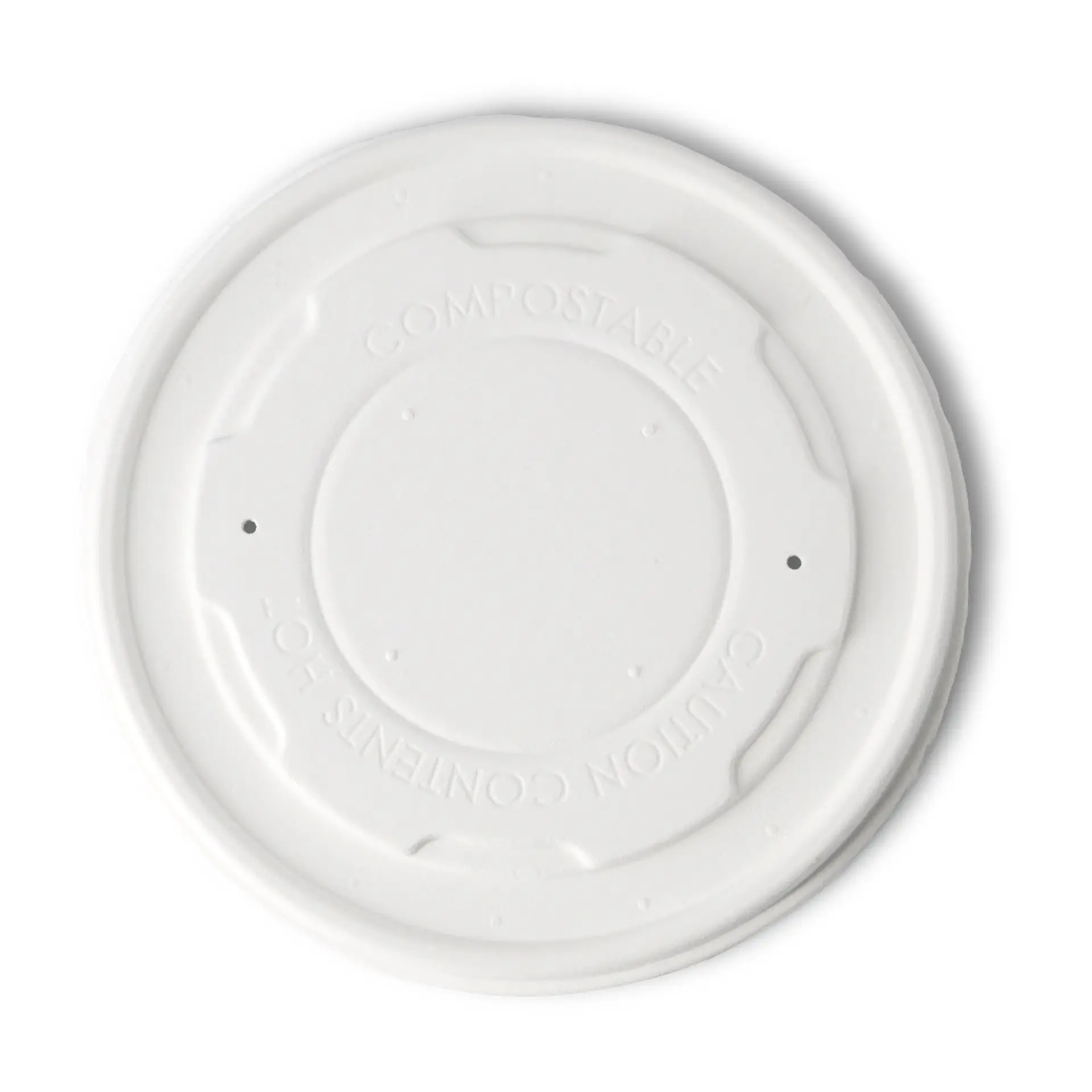 Flat cardboard lids Ø 115 mm, white, closed dhd04501-flachdeckel-aus-pappe-115-mm-weiss-geschlossen-1
