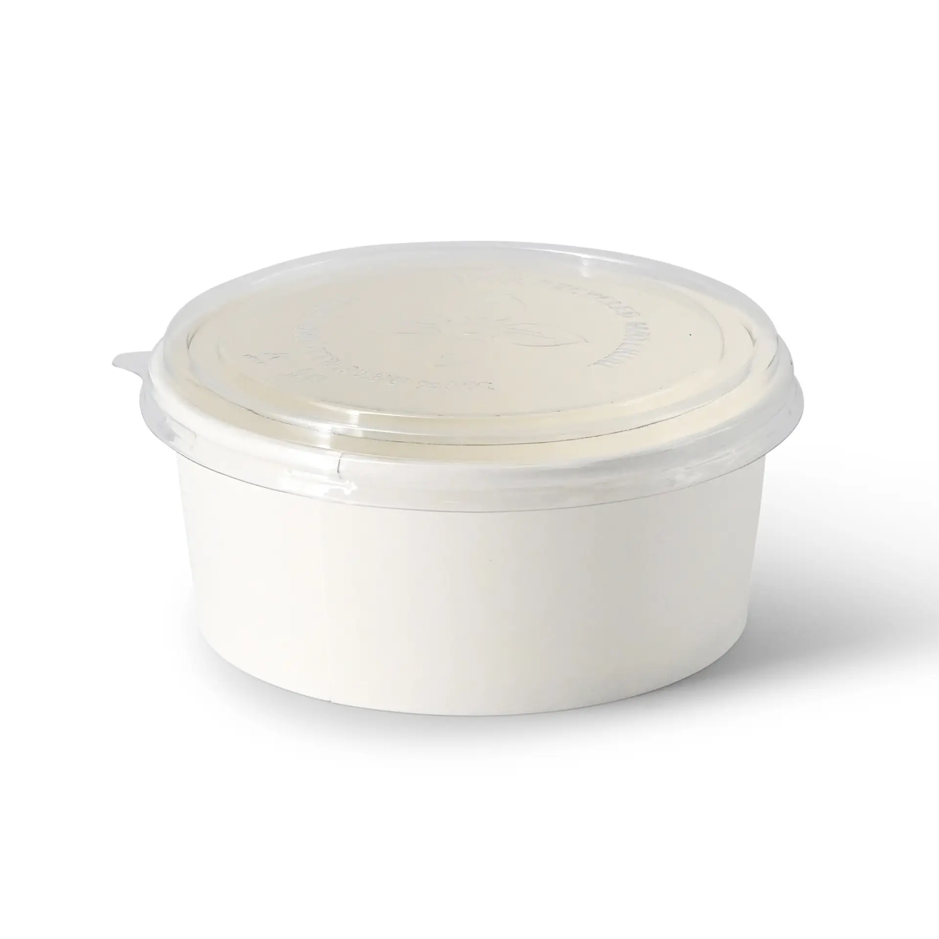 Paper bowls (coated) / Salad bowls 650 ml, Ø 150 mm, white, round (800 ml max. volume)