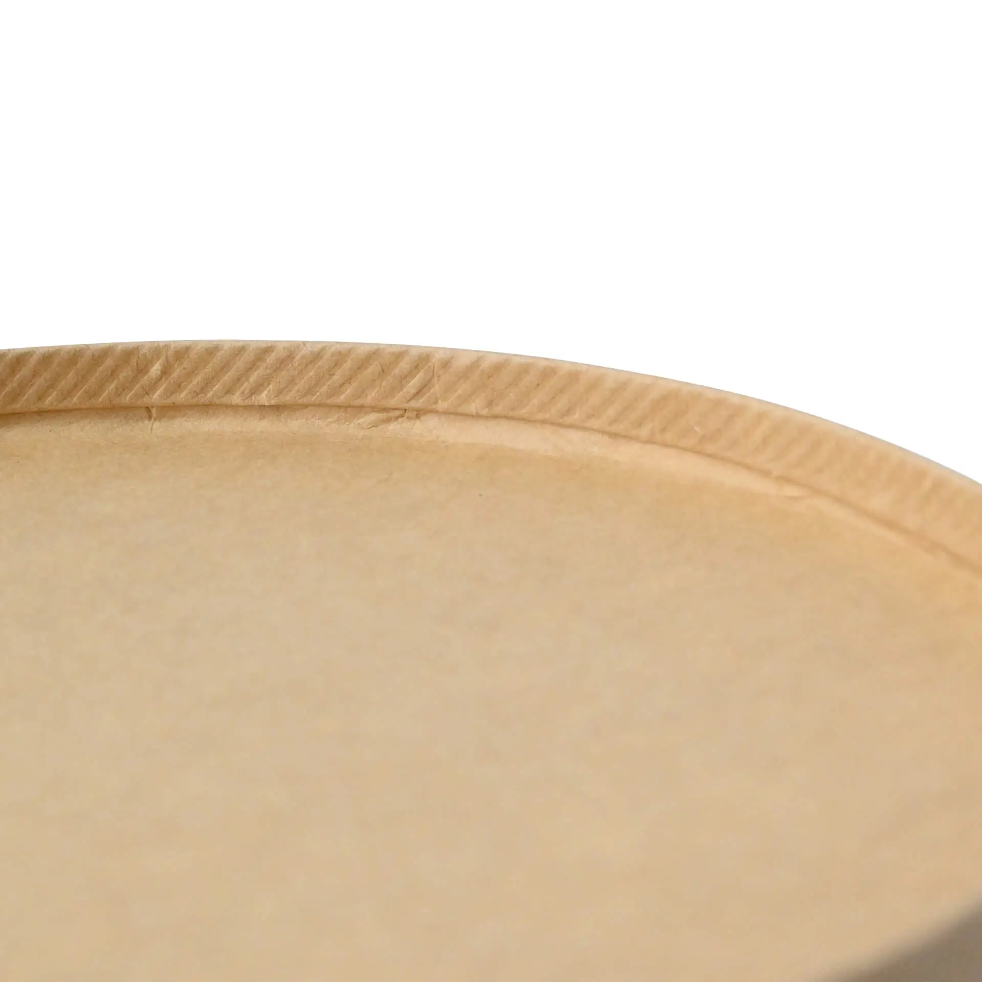 Paper-bowls (premium) 800 ml, Ø 150 mm, brown, round, eco-friendly coating