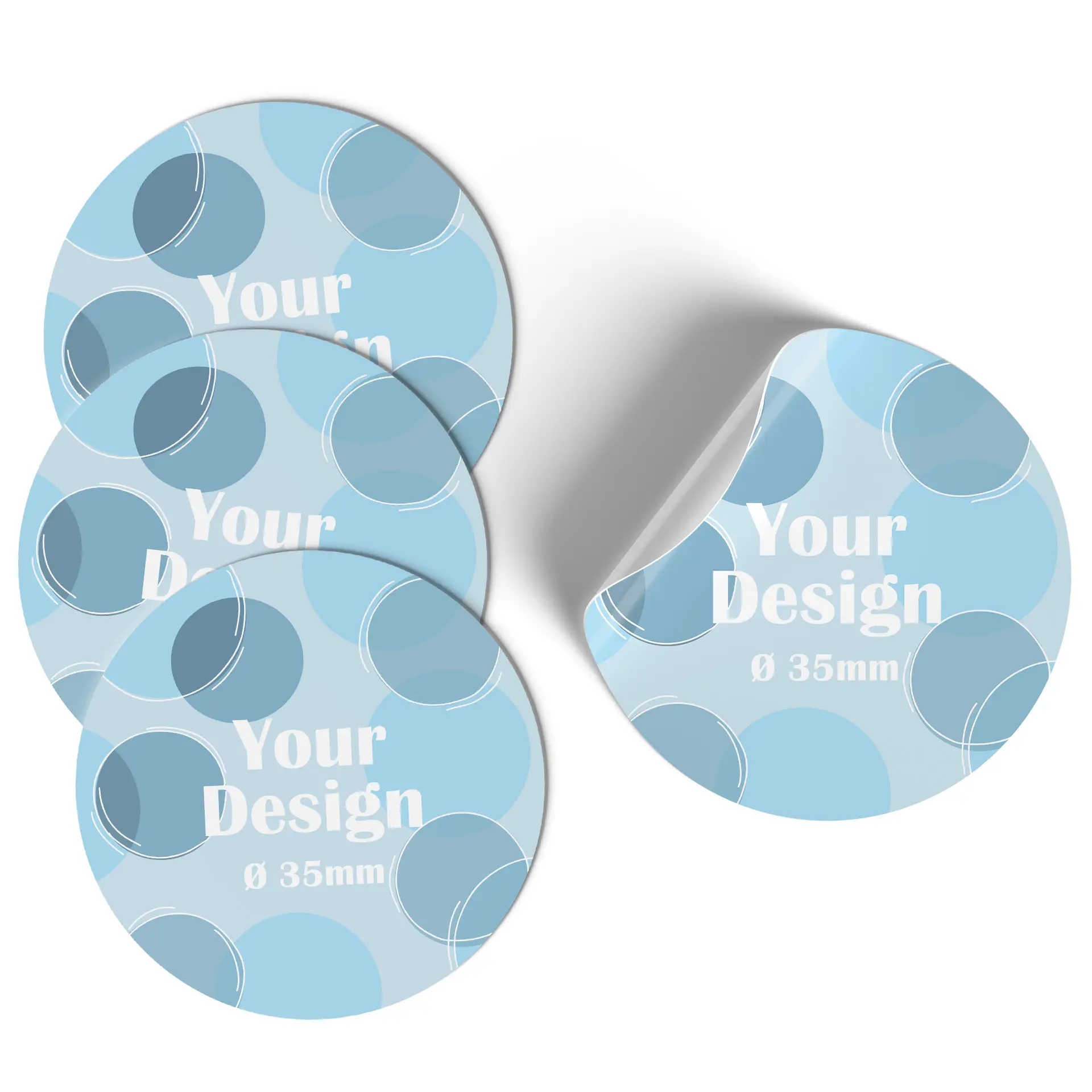 Label printing Ø 35 mm, round, bio-foil 9102p7005601-etiketten-bedrucken-35-mm-rund-bio-folie