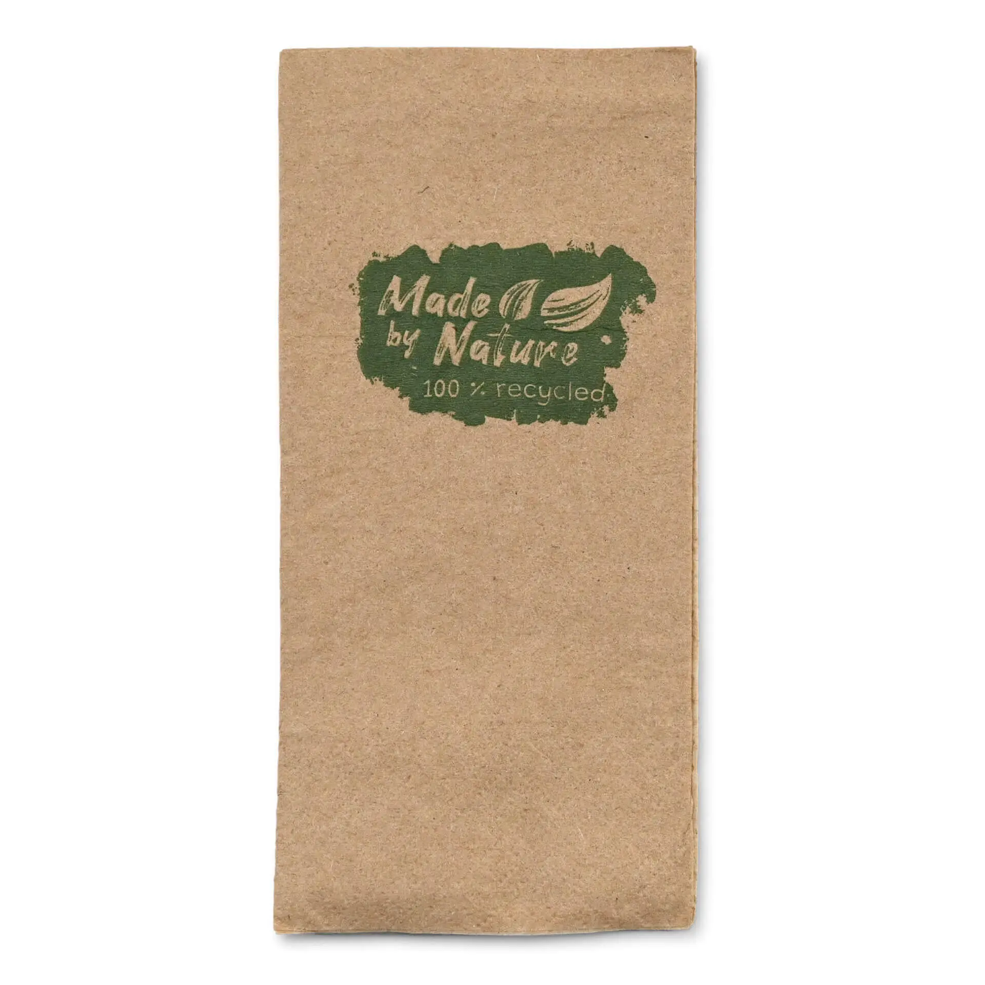 Recycled paper napkins 32.5 x 32.5 cm, 2-ply, 1/8 fold, "Made by Nature"