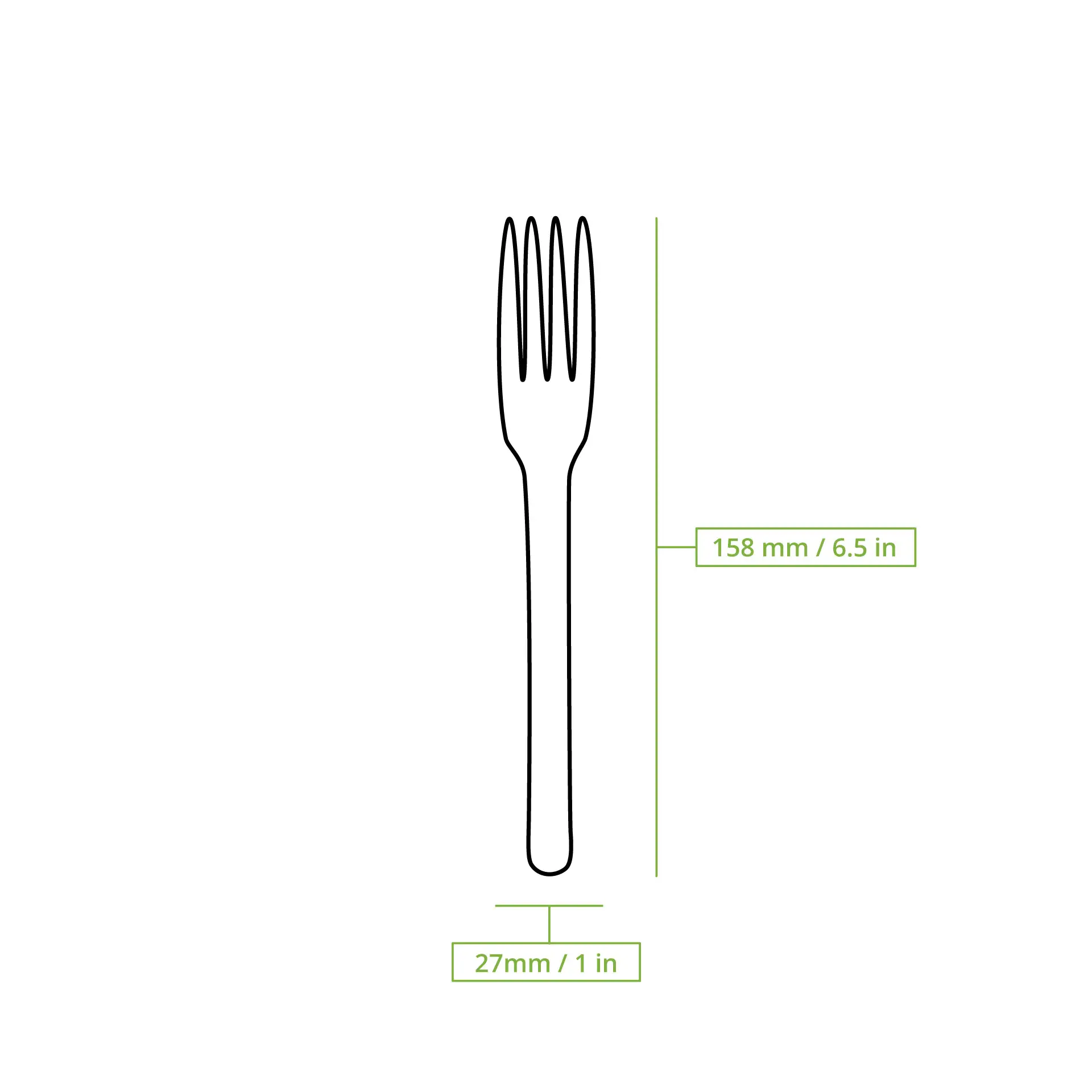 Holzgabeln 16 cm, biobeschichtet Holzgabeln 16 cm, biobeschichtet