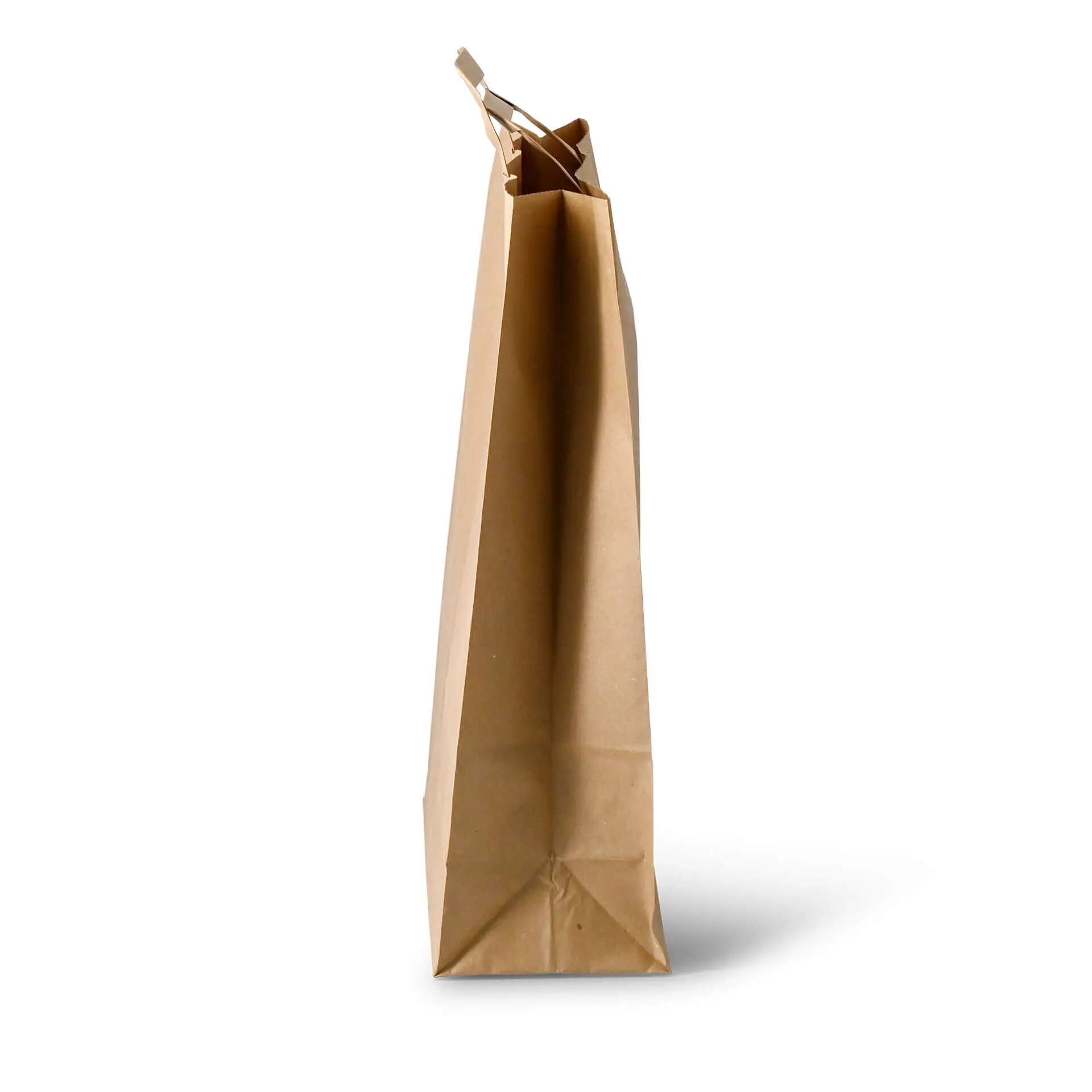 Tragetaschen aus Recyclingpapier XL, 32 x 12 x 40 cm, braun