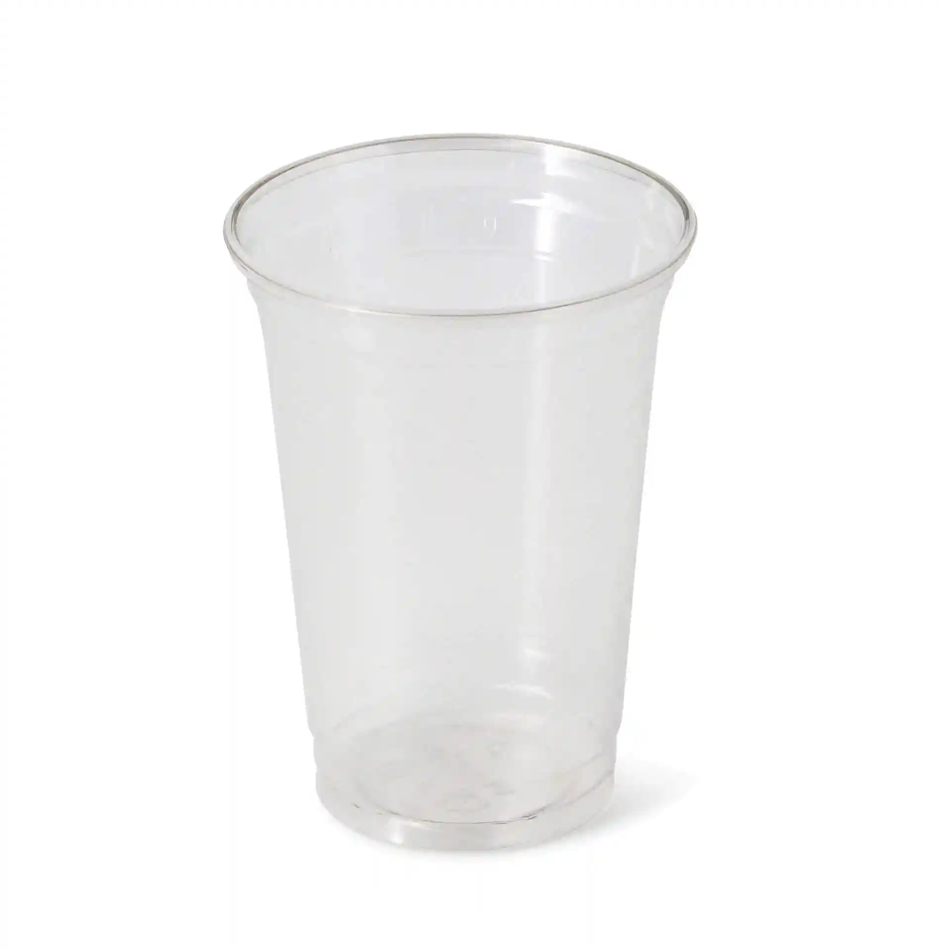 Transparent 16 oz rPET cup with a diameter of 95 mm and height of 127 mm.