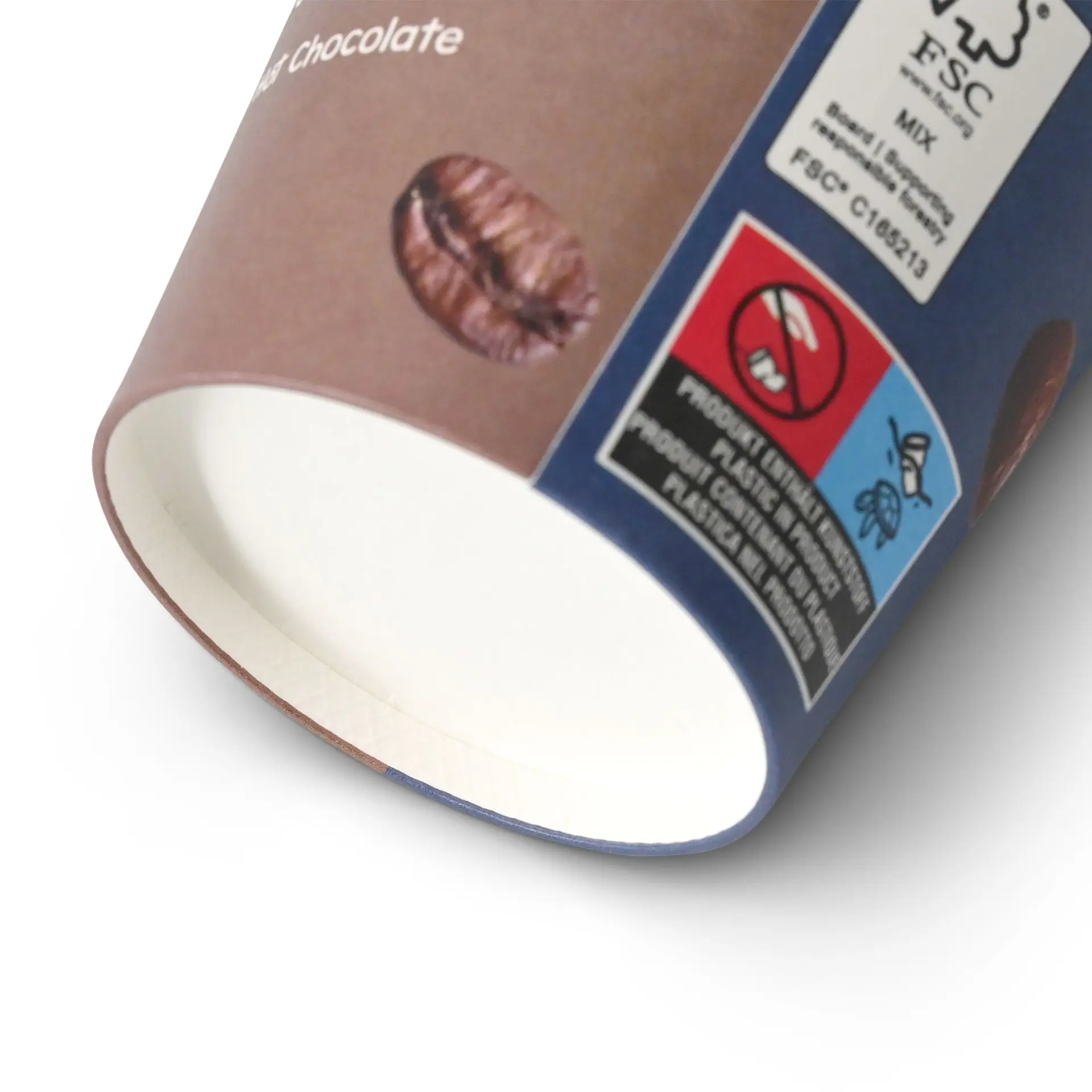 12 oz Paper cup printed with "Coffee" (coated), Ø 80 mm