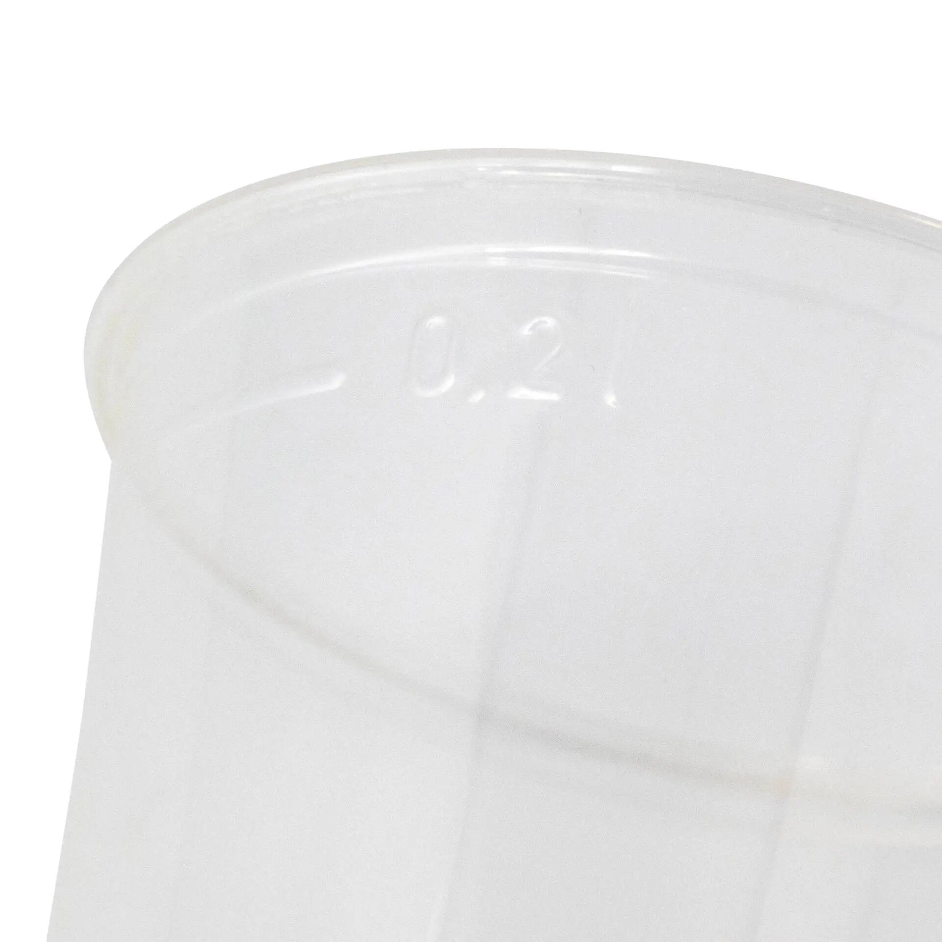 8 oz PLA custom printed cups, clear