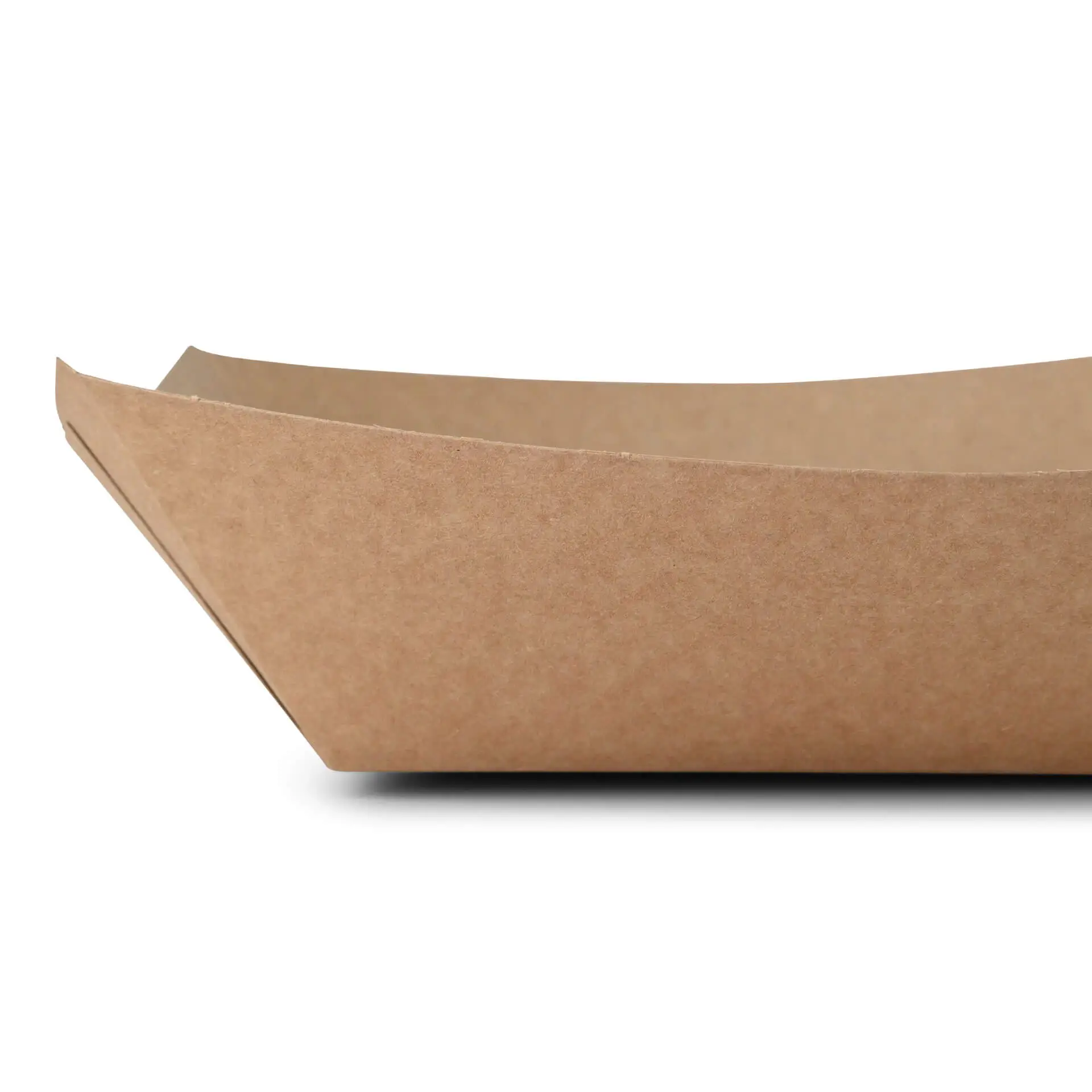Premium Paper Food Trays 800 ml, brown, bio-coated Premium Paper Food Trays 800 ml, brown, bio-coated