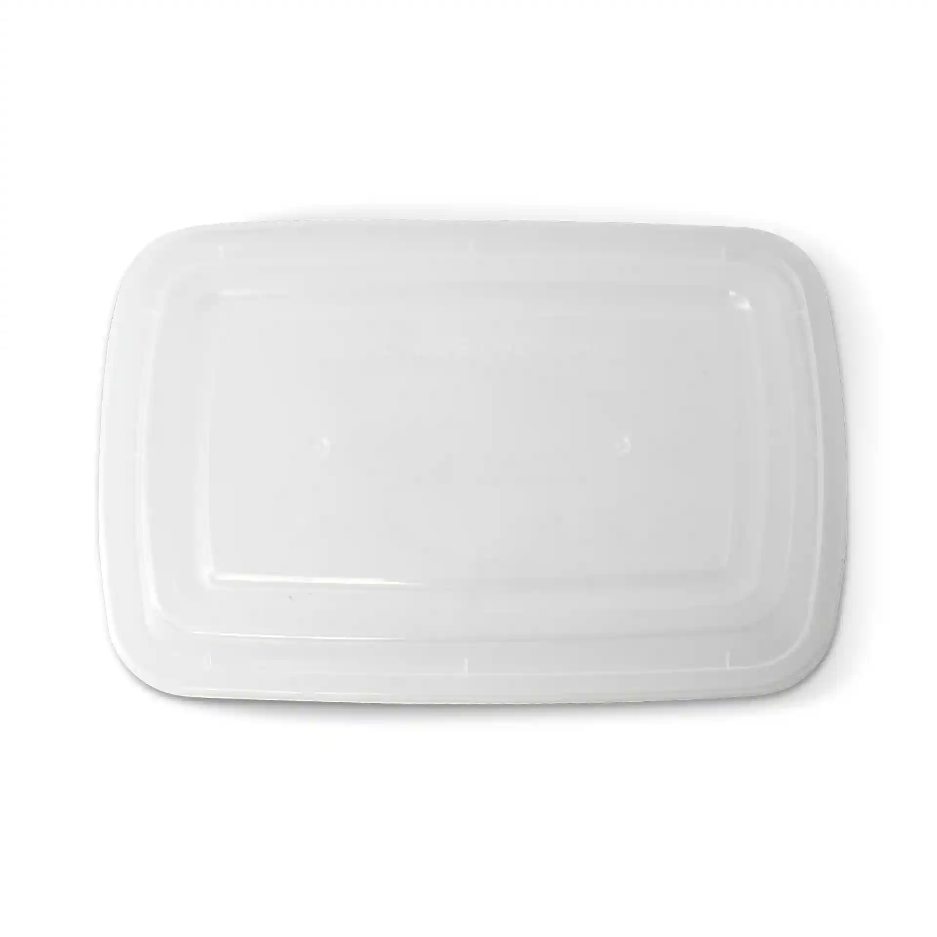 Transparente rechteckige wiederverwendbare Abdeckung aus Polypropylen, 222 mm x 150 mm groß.