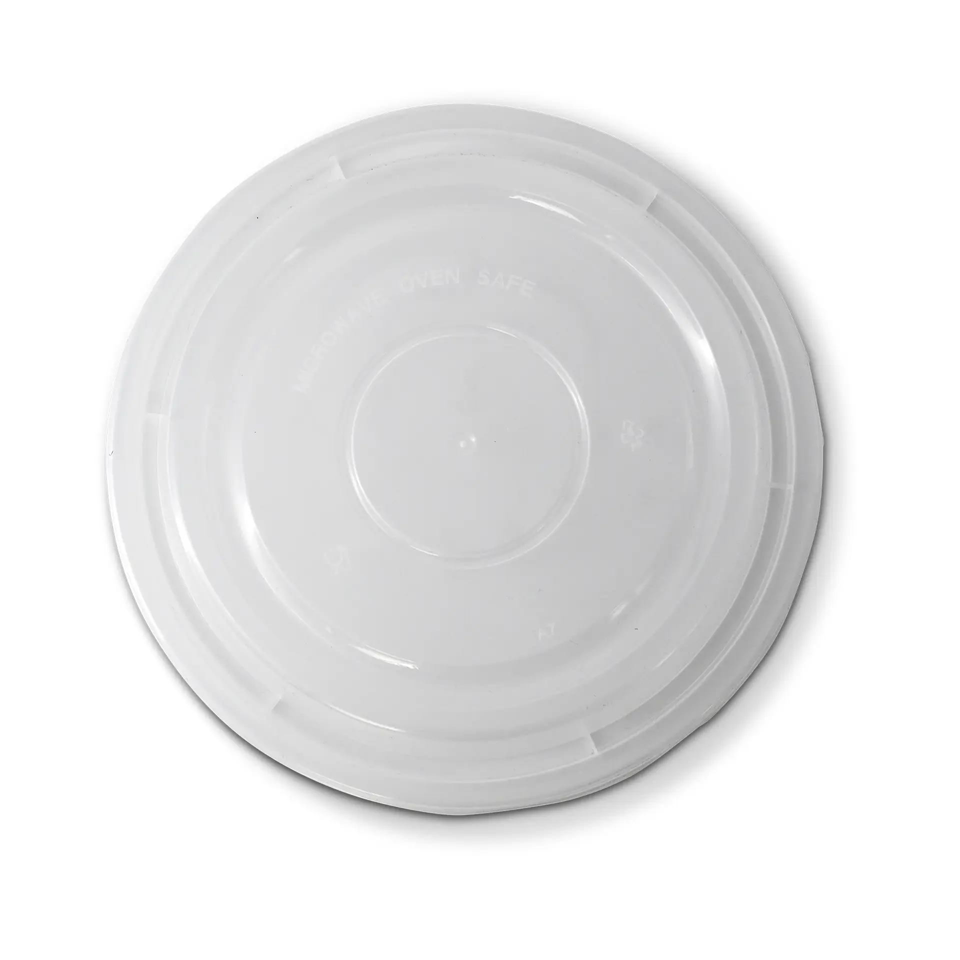 Reusable lid made of PP, round, transparent