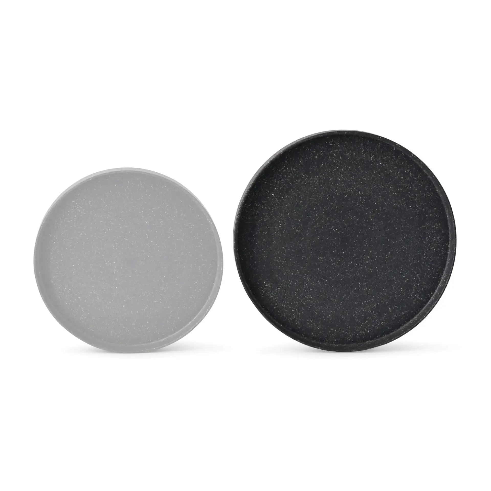 Reusable plates "merways Plate" Ø 24 cm, round, pepper / grey Reusable plates "merways Plate" Ø 24 cm, round, pepper / grey