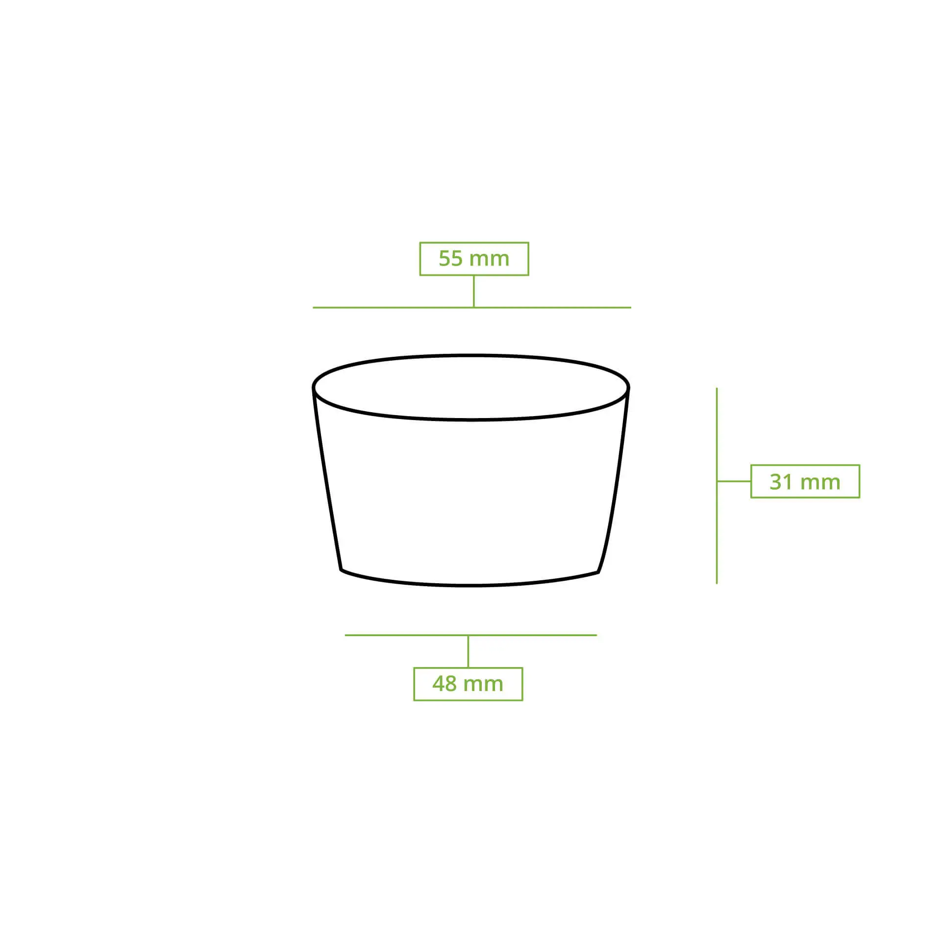 60 ml / 2 oz Paper sauce pots, white dfc024411-papierbecher-60-ml-weiss-7