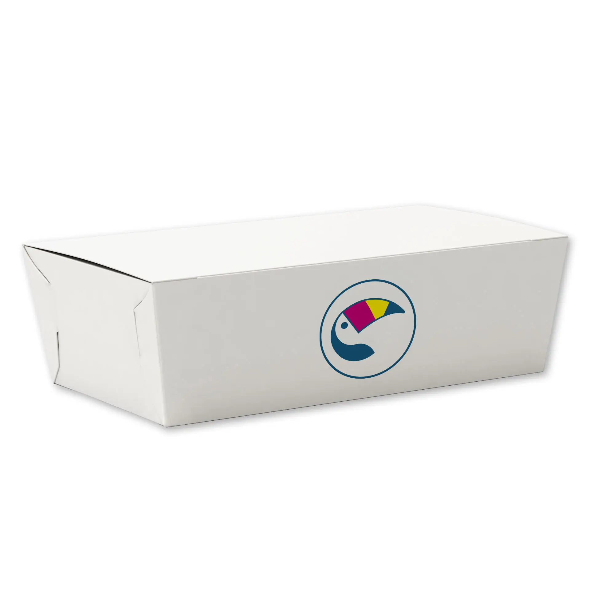 Snack boxes printed, 1000 ml, white