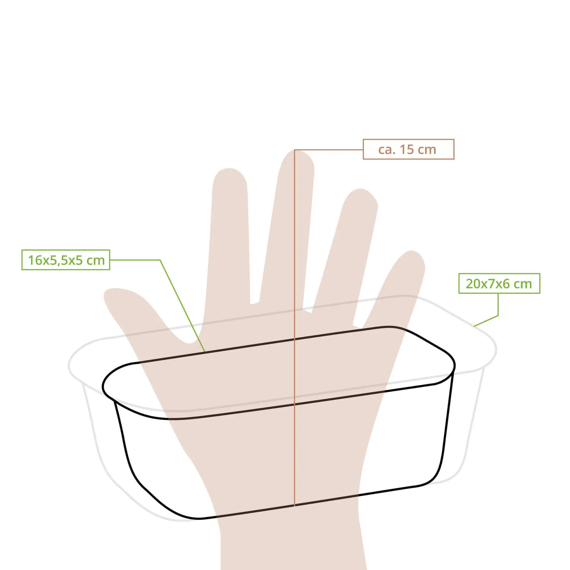 Cocoa paper baking moulds 16 × 5.5 × 5 cm, rectangular, brown dre02510-kakaopapier-backformen-16-x-55-x-5-cm-rechteckig-braun-9