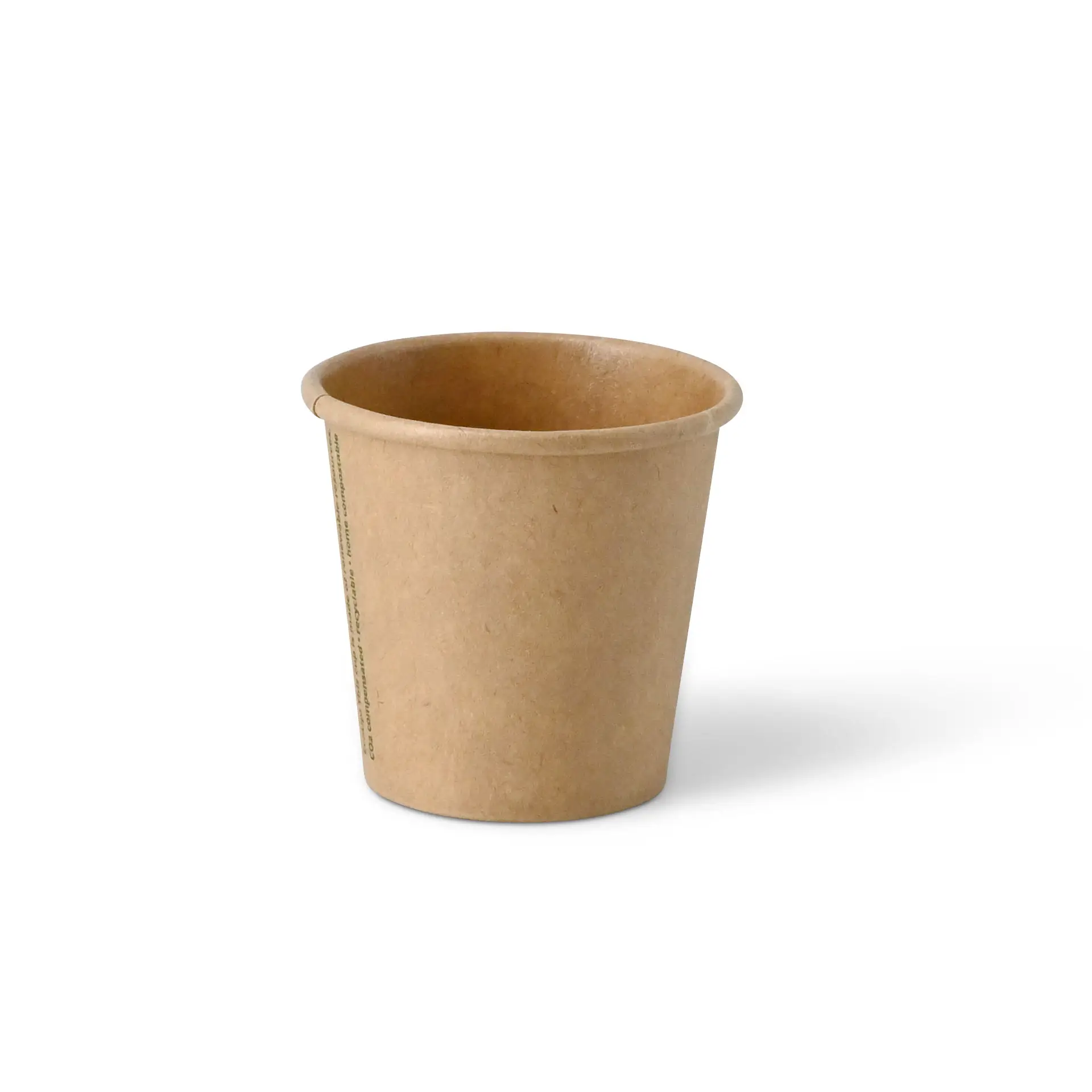 Pappbecher 50 ml / 2 oz, Ø 50 mm, braun