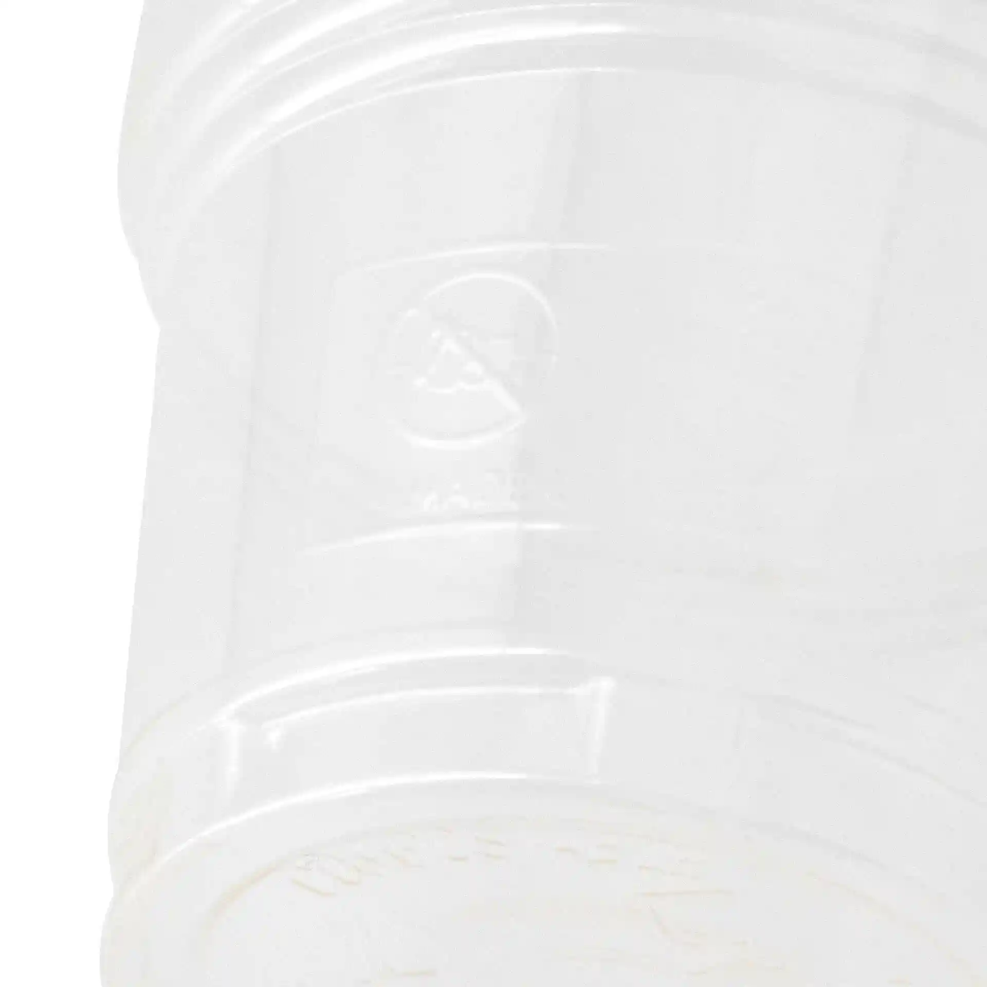 Transparenter 10 oz Becher aus PLA, mit einer Höhe von 110 mm und einem Durchmesser von 77 mm.