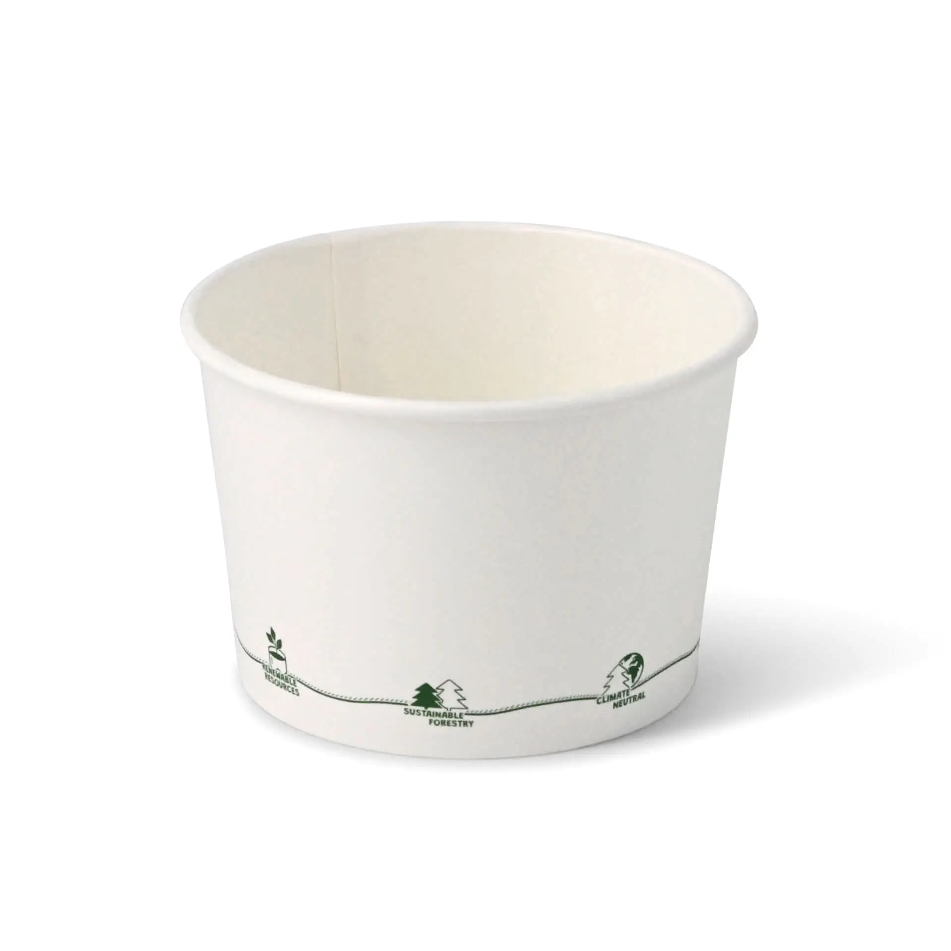 16 oz Cardboard Soup Container (eco-friendly coating), Ø 115 mm, "EcoUp©"-icons 16 oz Cardboard Soup Container (eco-friendly coating), Ø 115 mm, "EcoUp©"-icons