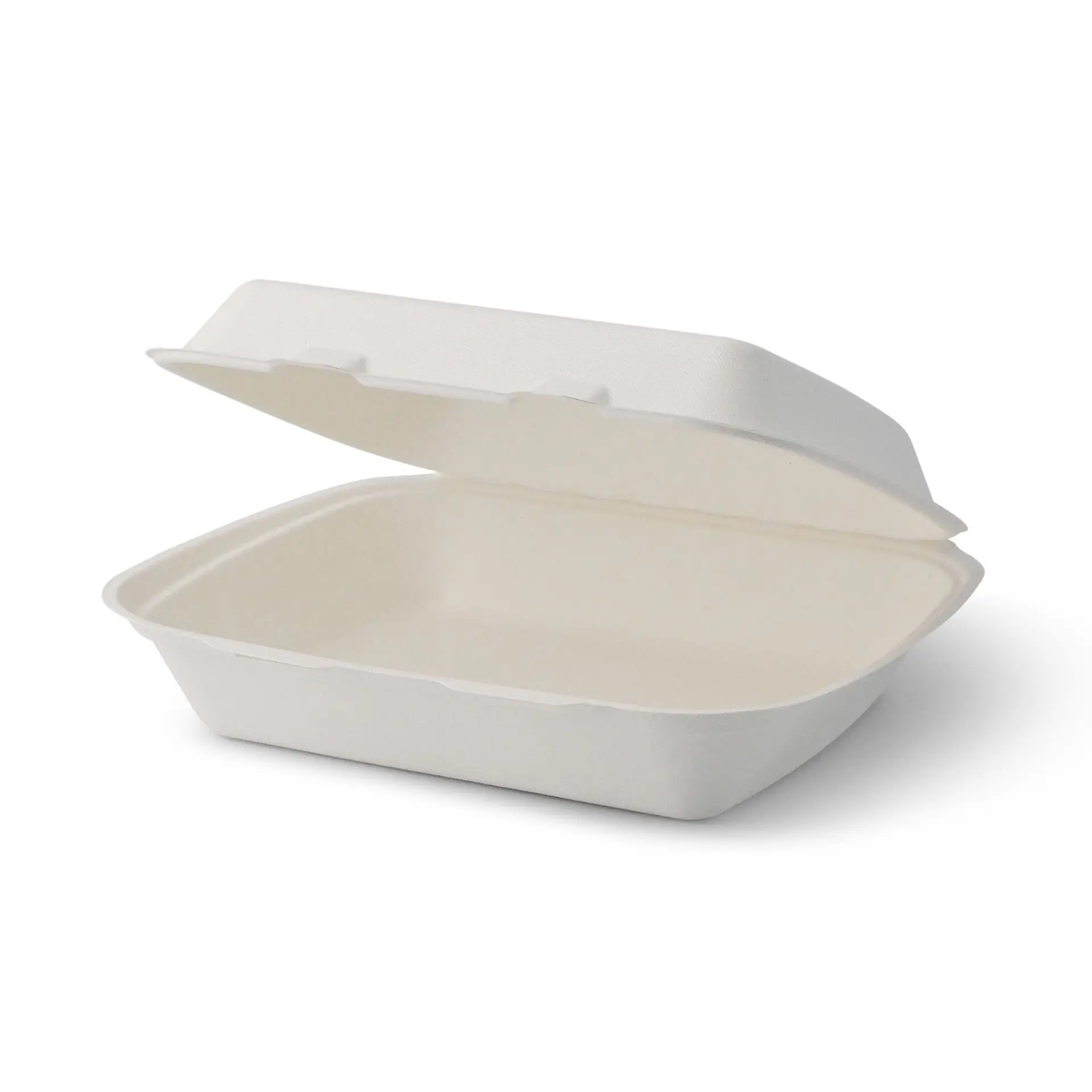 Take-away Boxen aus Zuckerrohr 25 x 20 x 7,5 cm, HP4, rechteckig Take-away Boxen aus Zuckerrohr 25 x 20 x 7,5 cm, HP4, rechteckig