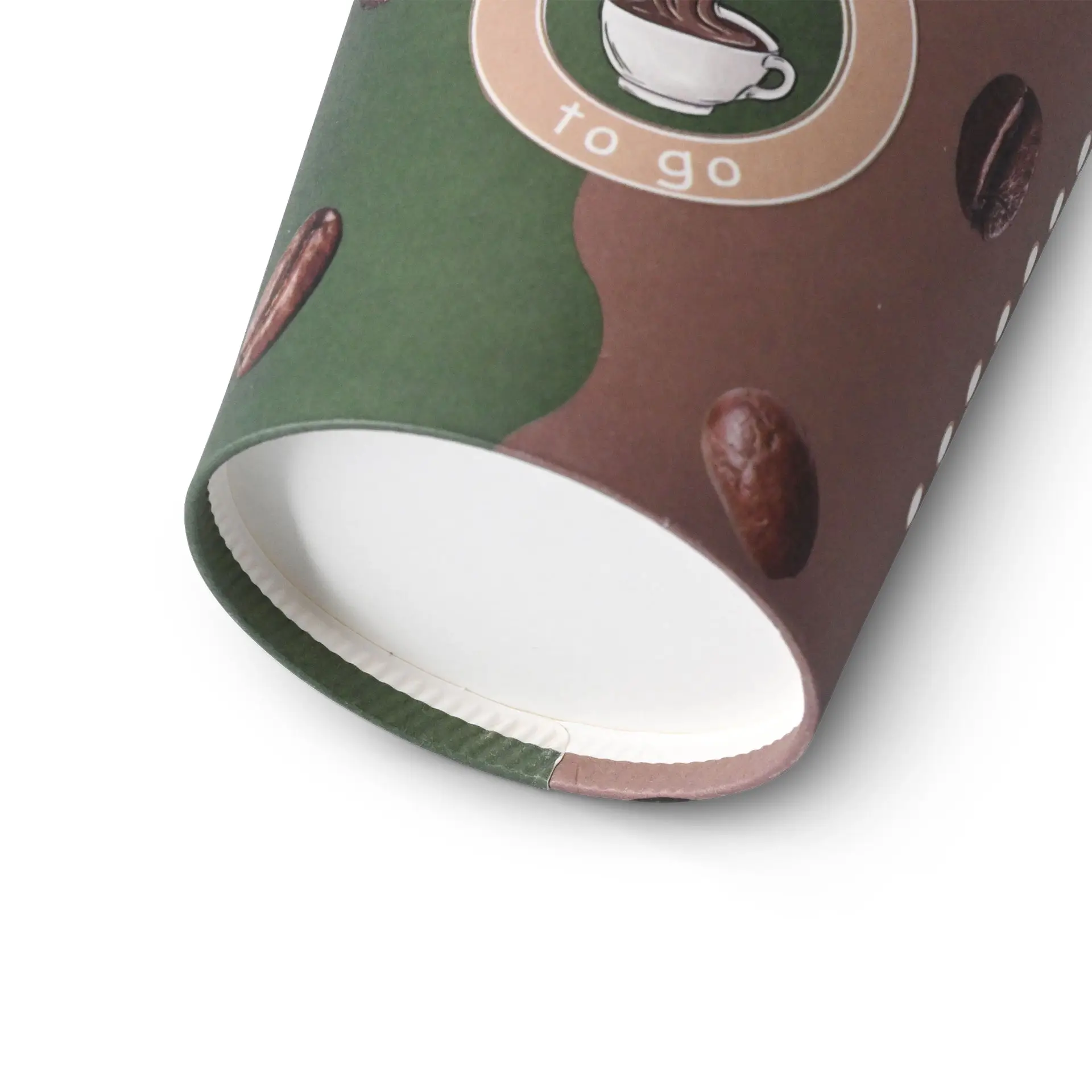 Pappbecher bedruckt "Kaffee"  200 ml / 8 oz, Ø 80 mm