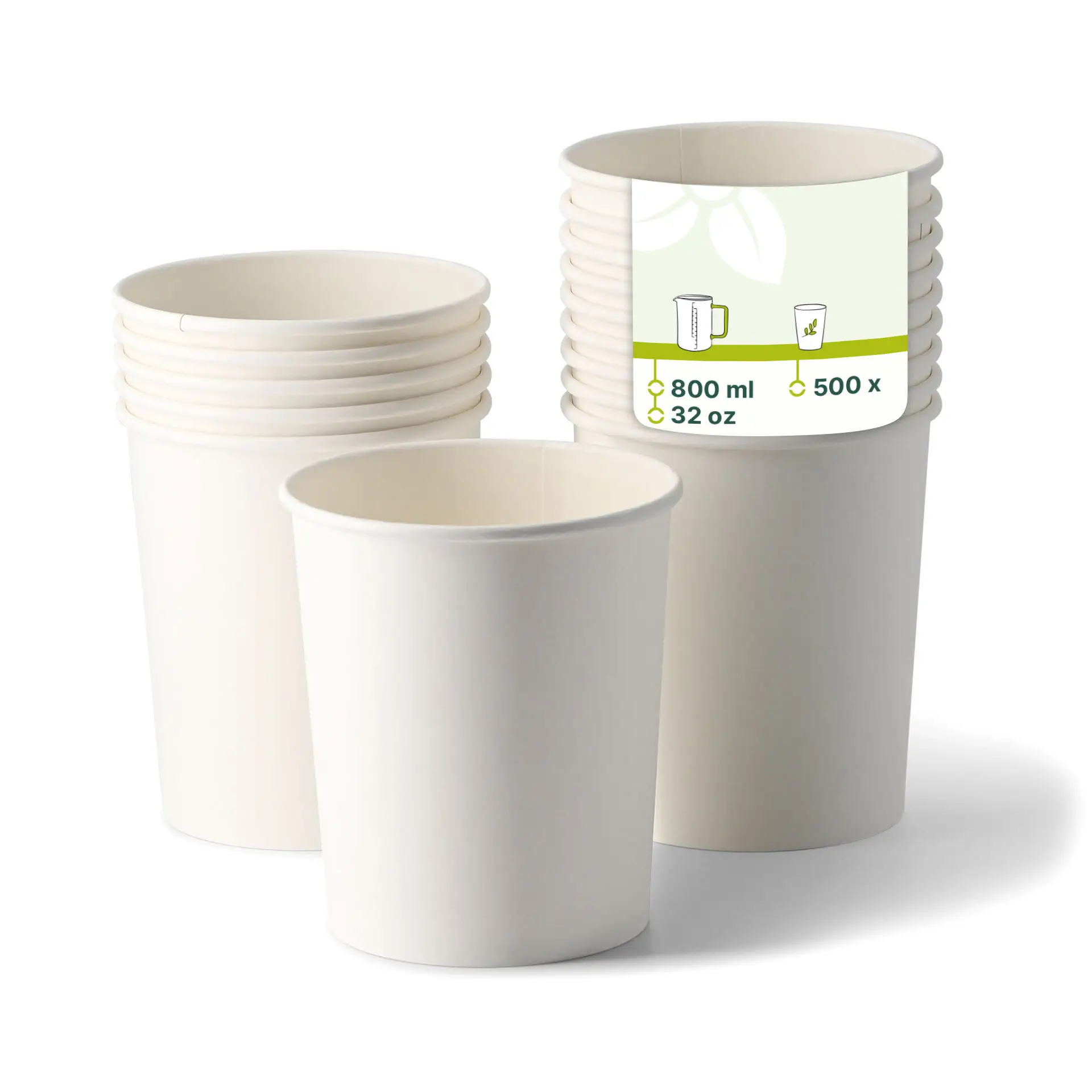 32 oz Cardboard Soup cups (Premium), Ø 115 mm, white, eco-friendly coating 32 oz Cardboard Soup cups (Premium), Ø 115 mm, white, eco-friendly coating