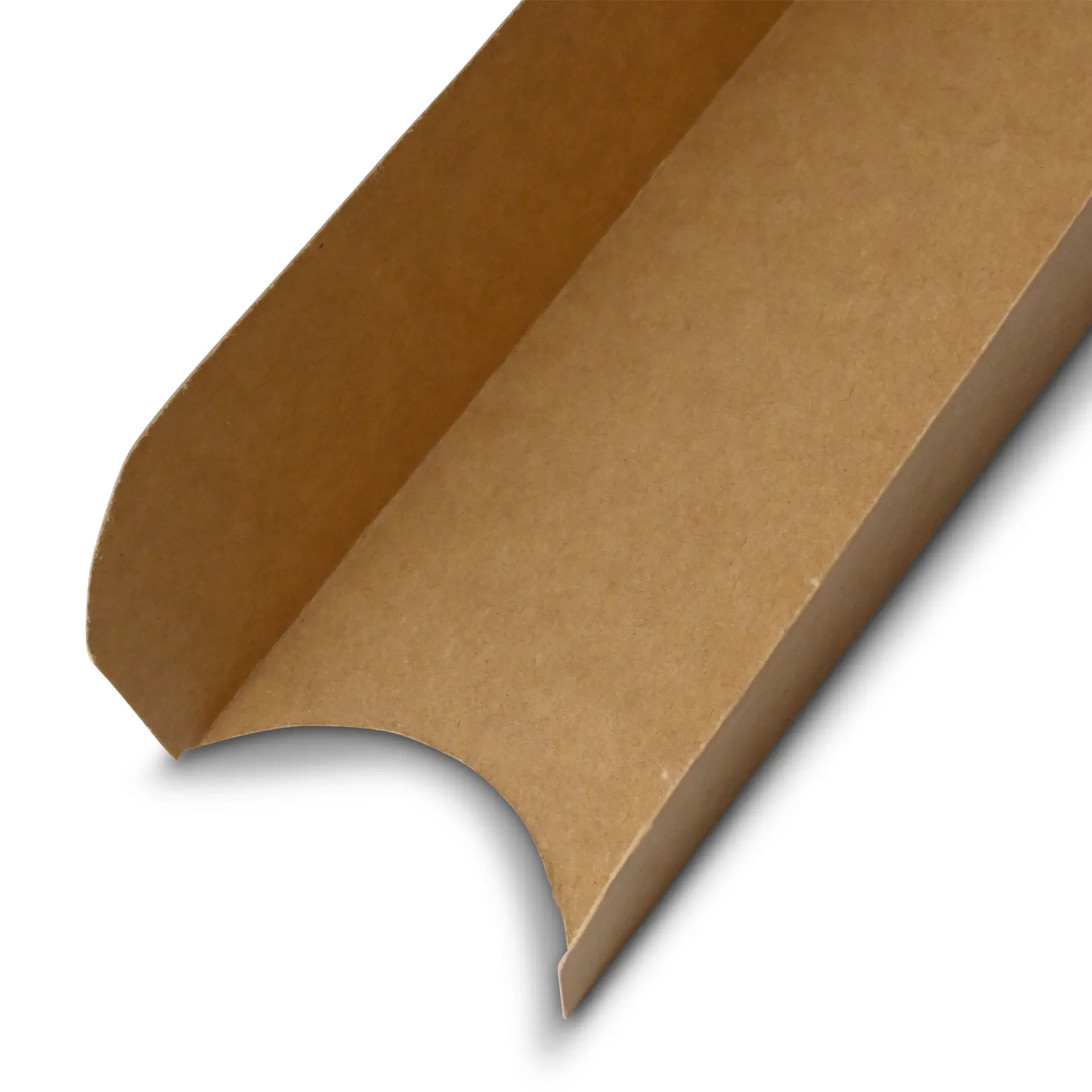 Hotdog Verpackung 18 x 5 cm, braun, faltbar Hotdog Verpackung 18 x 5 cm, braun, faltbar