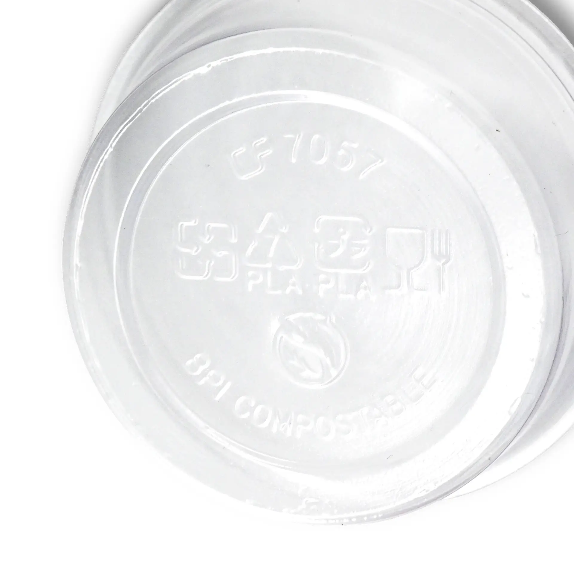 60 ml / 2 oz PLA portion cups, Ø 70 mm, clear