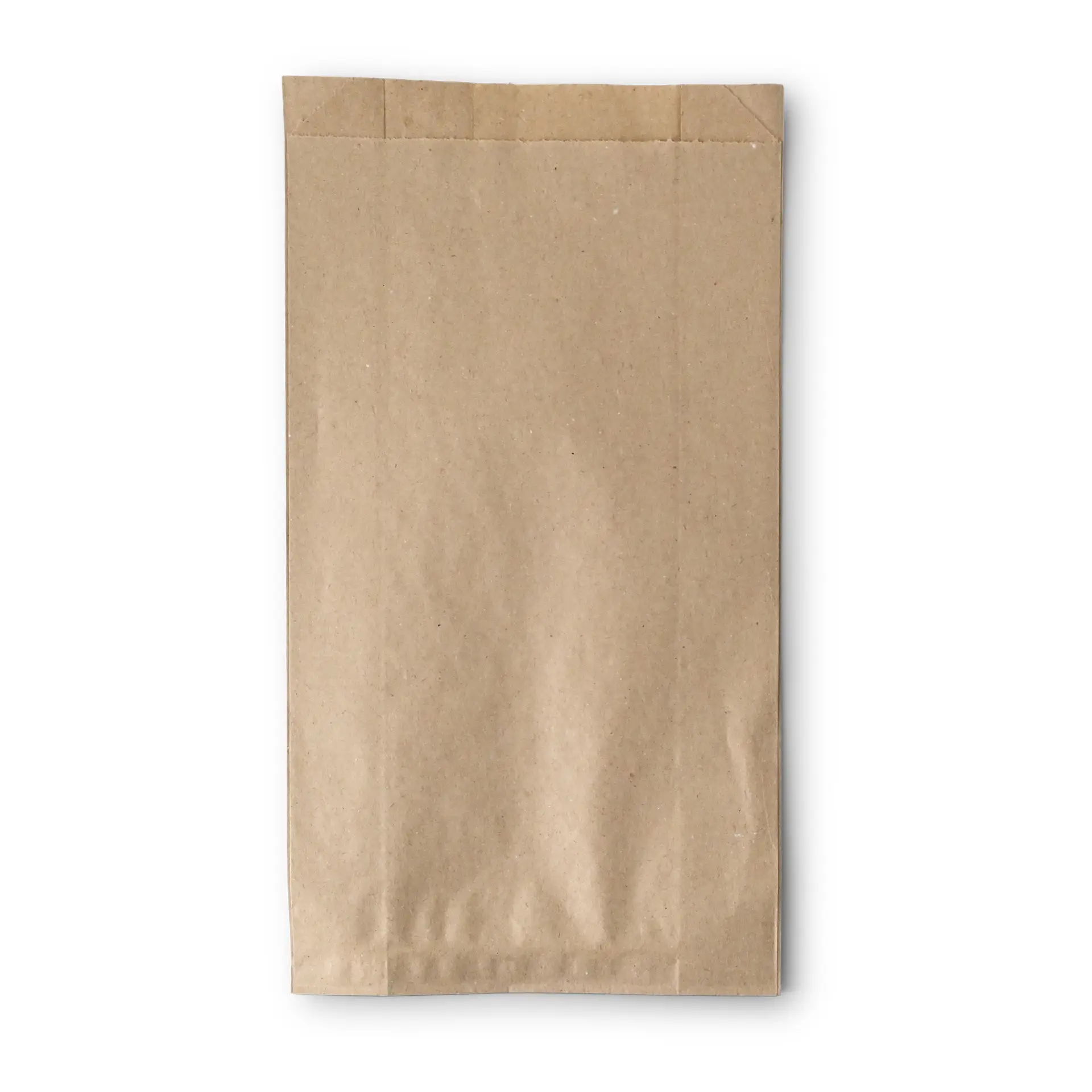 Flachbeutel aus Papier 15 x 6 x 29 cm, braun