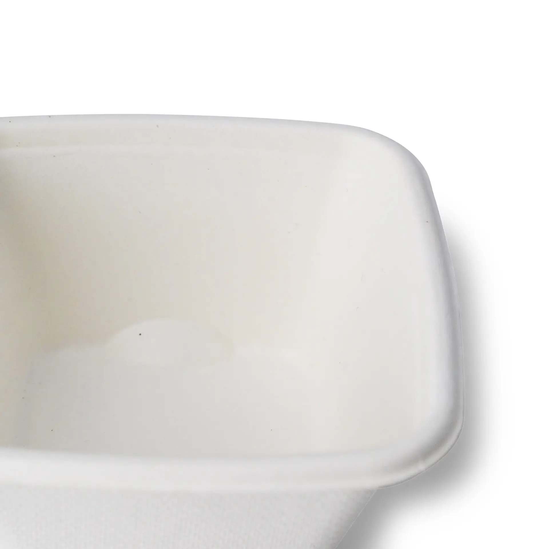 Portionsbecher aus Zuckerrohr 100 ml, 80 x 80 x 37 mm, quadratisch