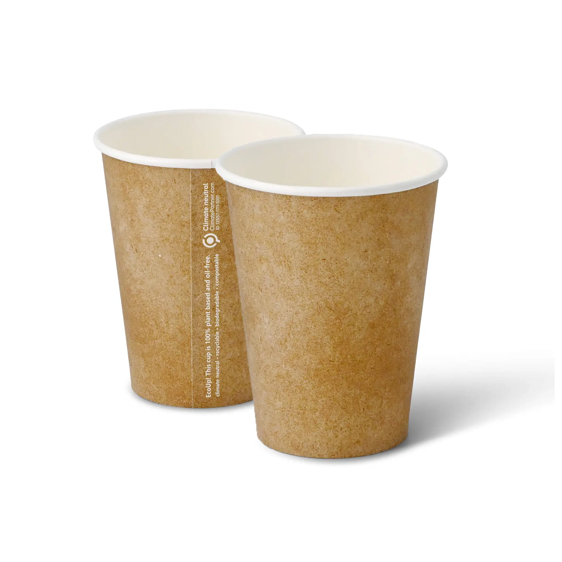 12 oz Paper cups single wall, Ø 90 mm, kraft