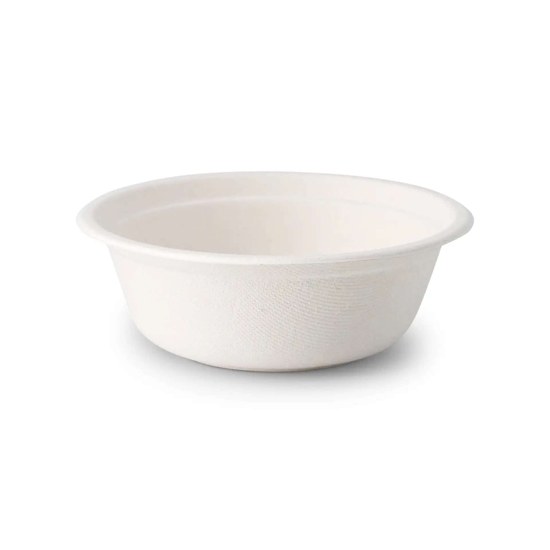 Schalen aus Zuckerrohr 500 ml, weiß, rund