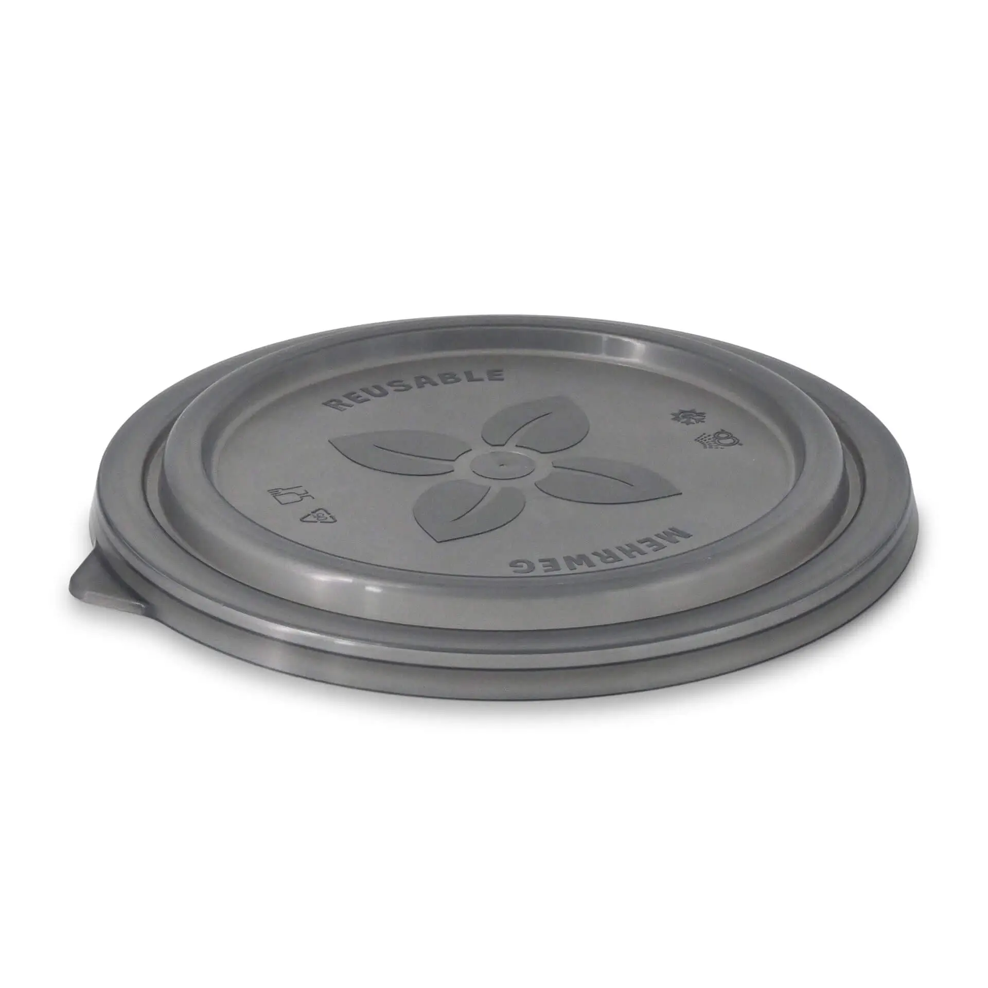 Reusable lids "merways Bowl" Ø 185 mm, PP, grey Reusable lids "merways Bowl" Ø 185 mm, PP, grey