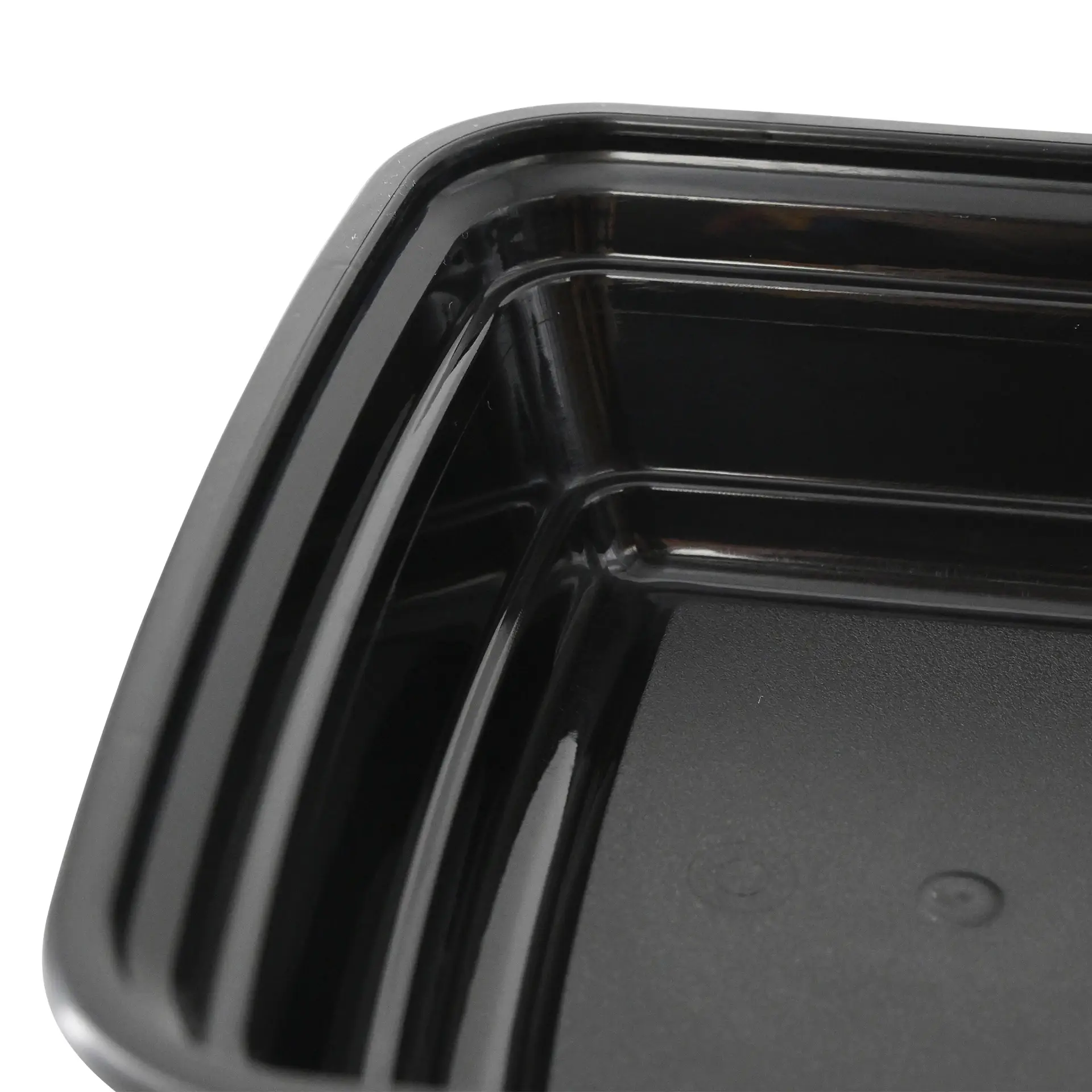 Rectangular Reusable Container Reusable PP Container (450 ml, black) | Green Box