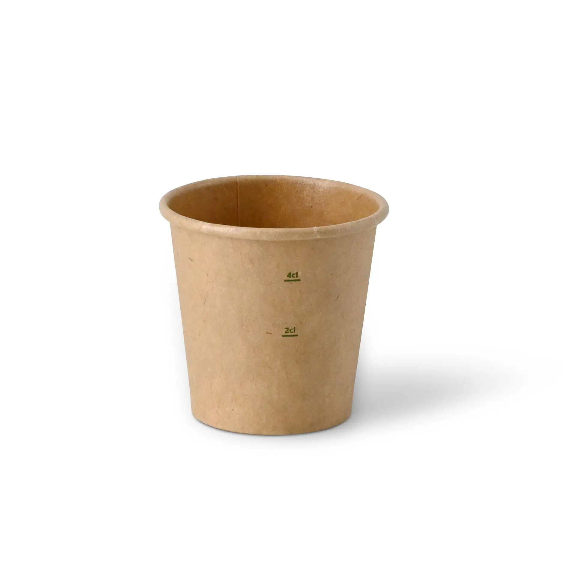 Pappbecher 50 ml / 2 oz, Ø 50 mm, braun