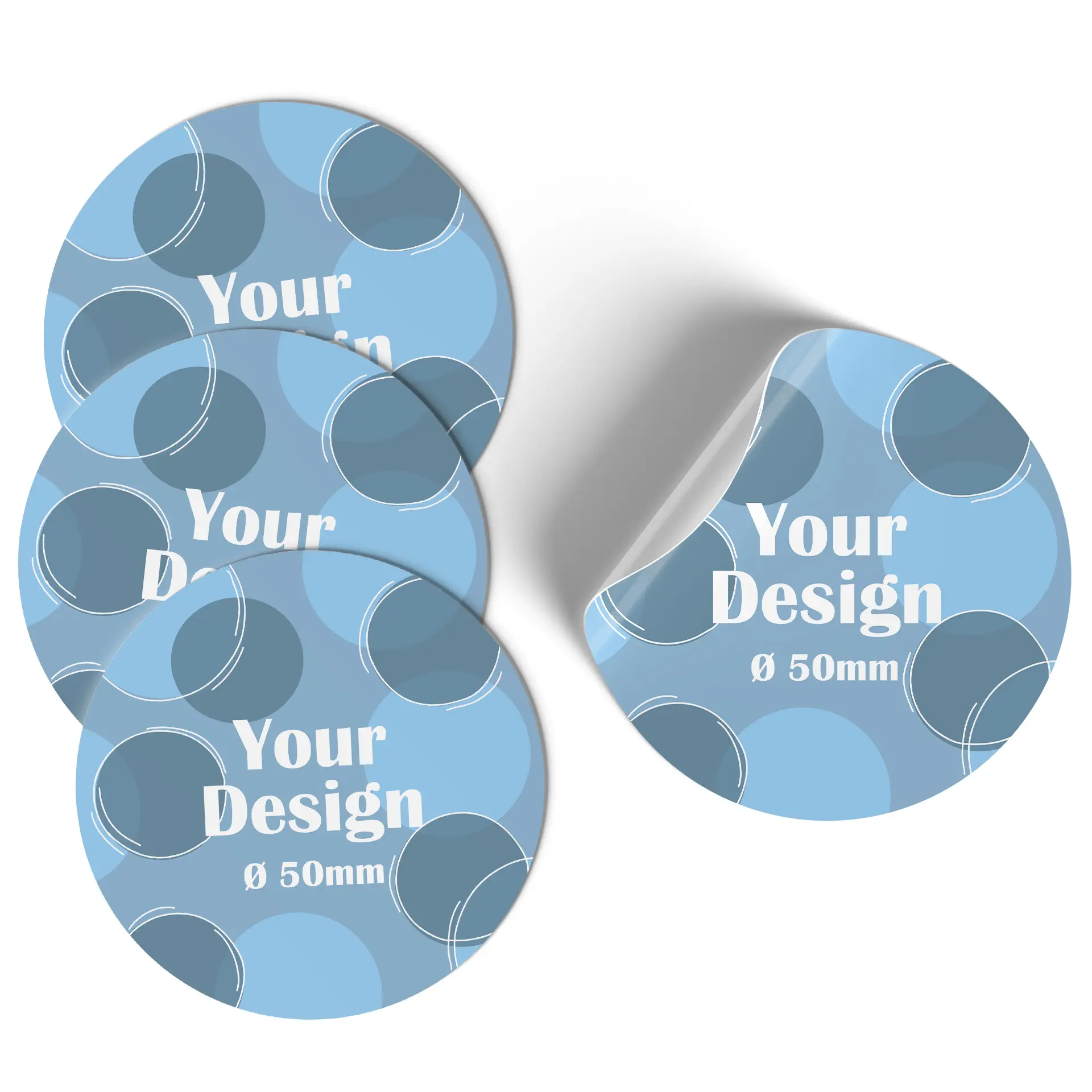 Label printing Ø 50 mm, round, bio-foil 9103p7005601-etiketten-bedrucken-50-mm-rund-bio-folie