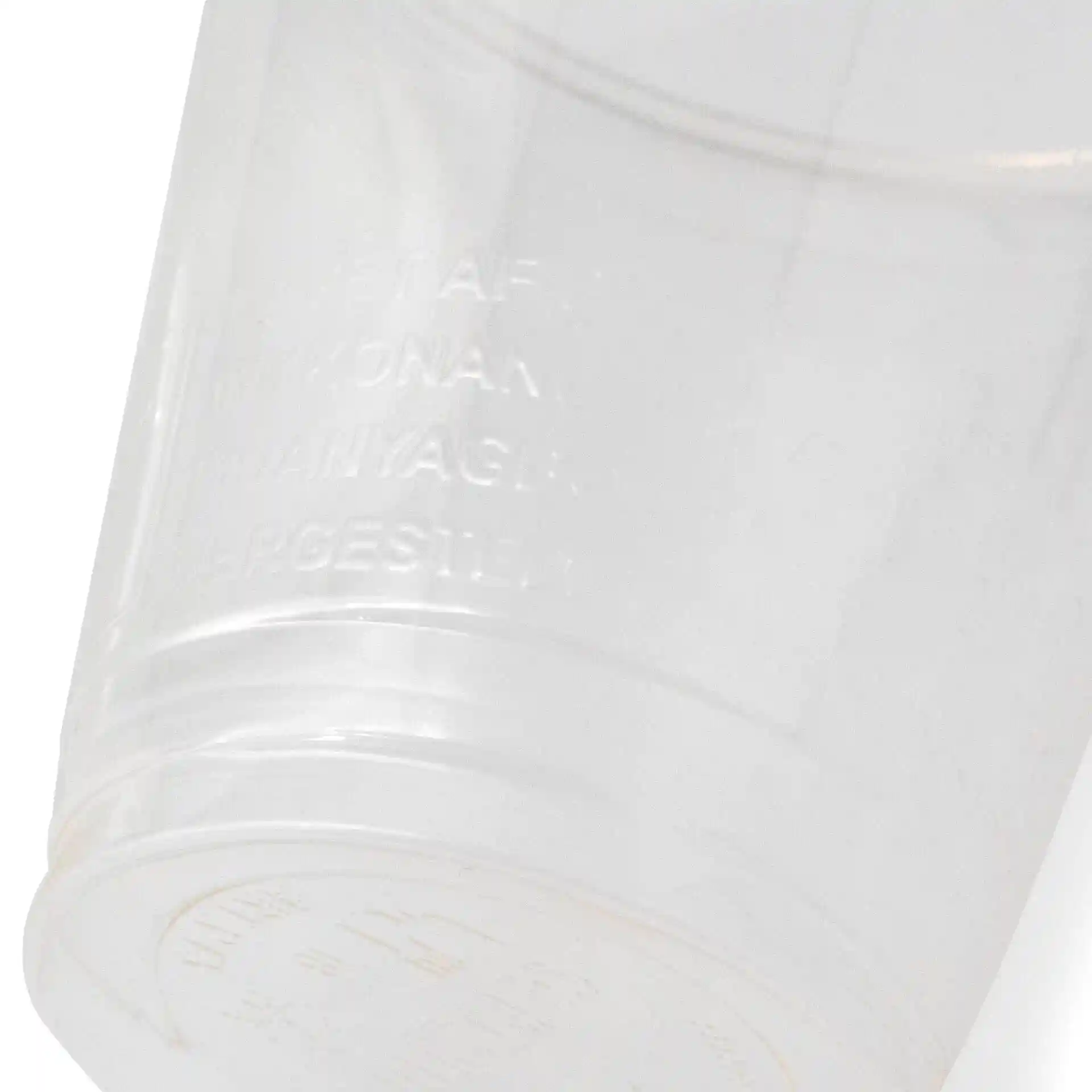 Transparenter 12 oz Becher aus PLA, mit einer Höhe von 106 mm und einem Durchmesser von 95 mm.
