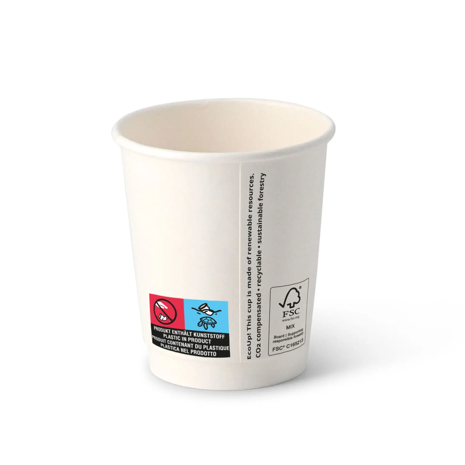 Coffee to go Becher aus Pappe (beschichtet) doppelwandig, 200 ml / 8 oz, Ø 80 mm, weiß con10002-01-0-coffee-to-go-becher-aus-pappe-beschichtet-doppelwandig-200-ml-8-oz-80-mm-weiss-2
