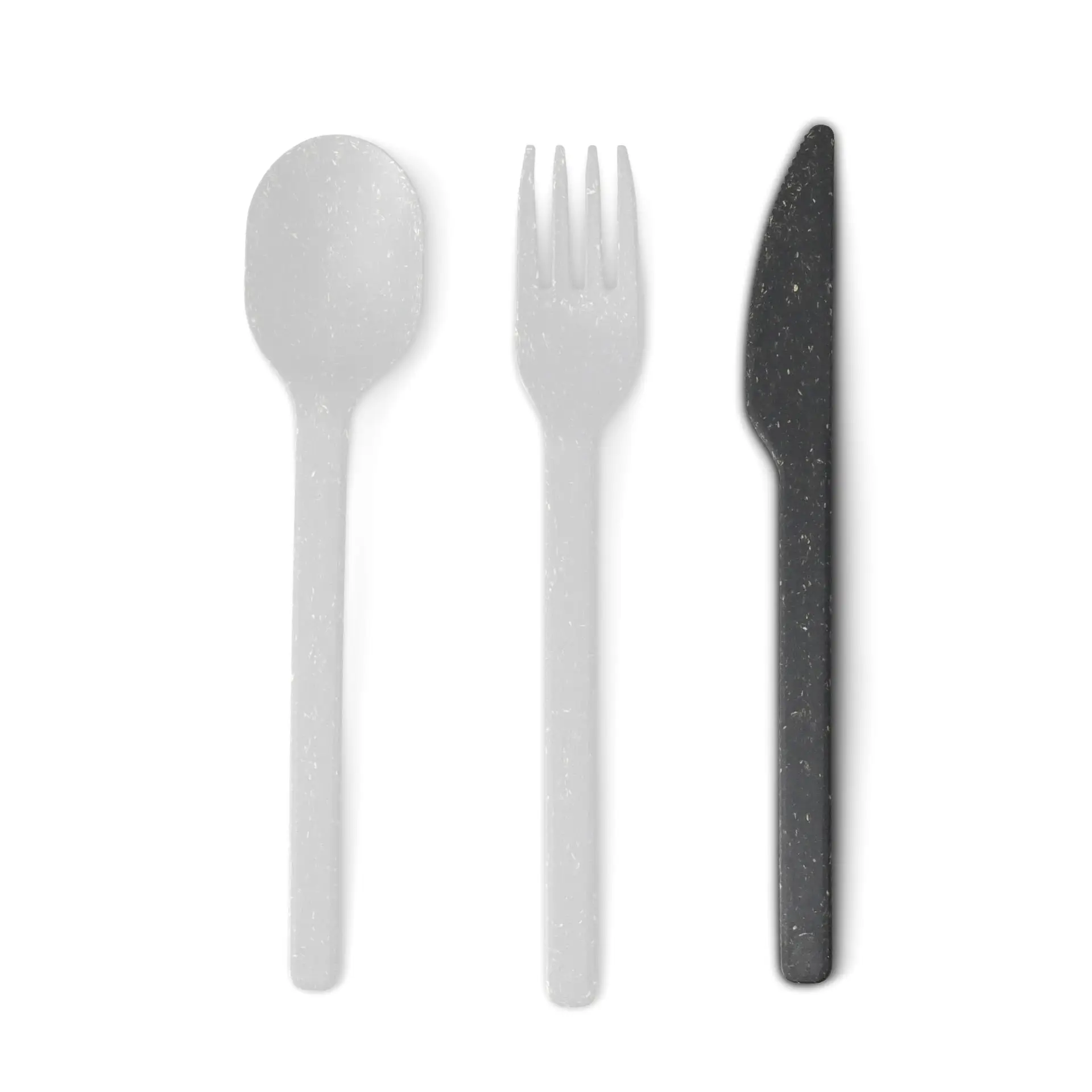 Mehrweg Messer "merways Cutlery" 18 cm, Pfeffer / grau Mehrweg Messer "merways Cutlery" 18 cm, Pfeffer / grau
