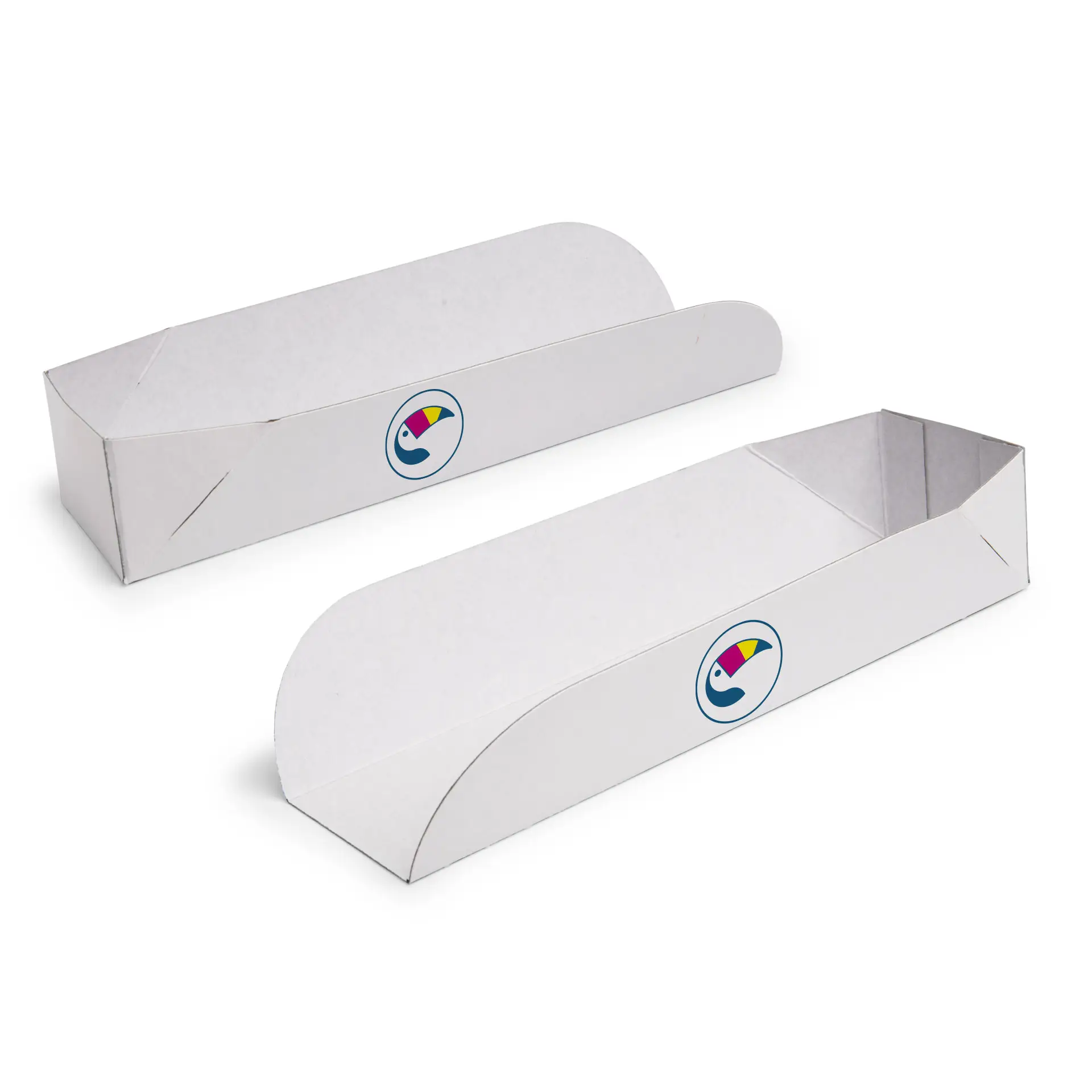 Print Hot Dog packaging, 20 x 5 x 4 cm, white
