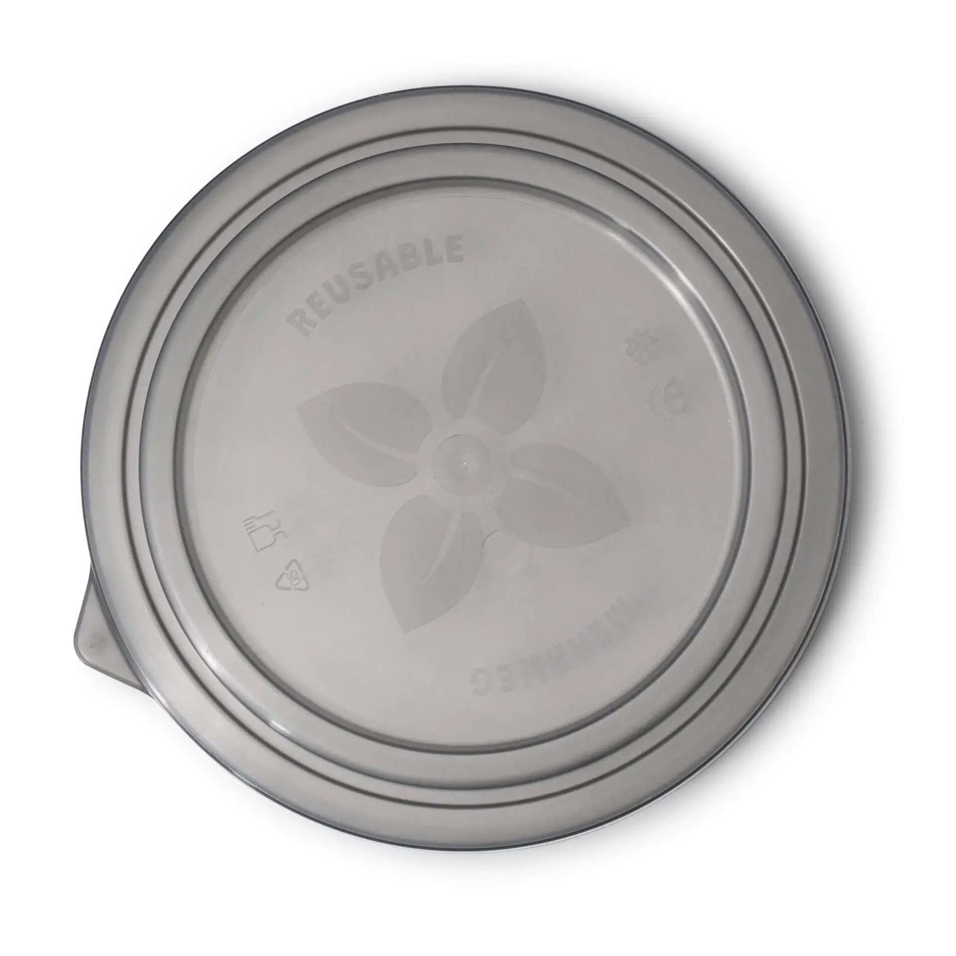 Reusable lids "merways Bowl" Ø 185 mm, PP, grey Reusable lids "merways Bowl" Ø 185 mm, PP, grey